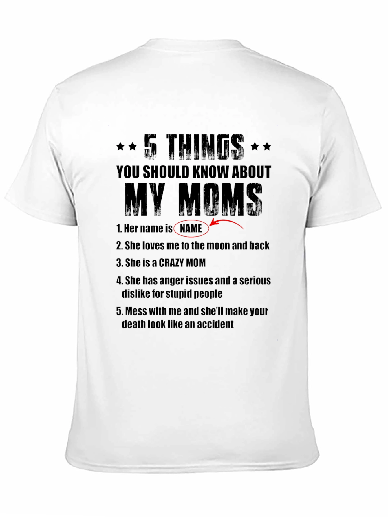 5 Things You Should Know About My Moms T-Shirt