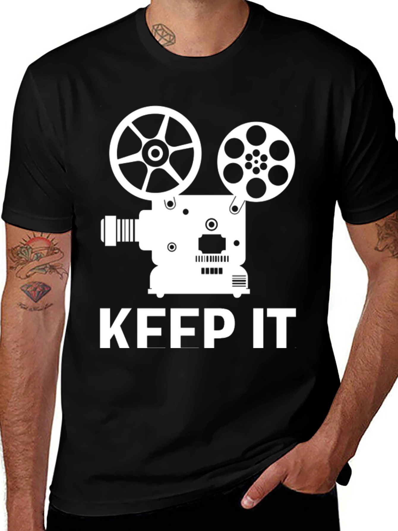 Keep It Reel - Movie Projector T-Shirt