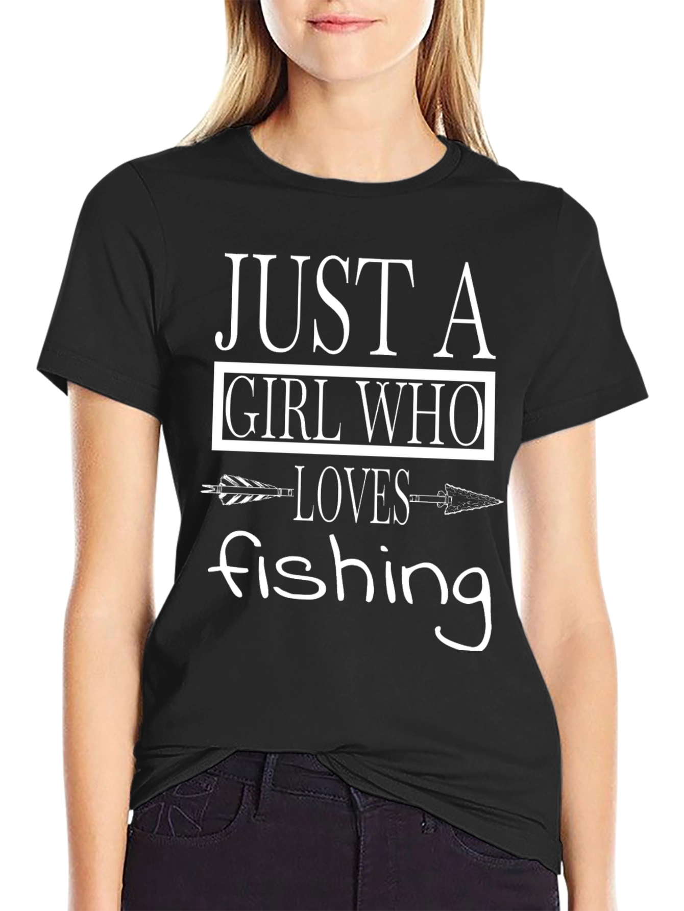 Just A Girl Who Loves Fishing T-Shirt