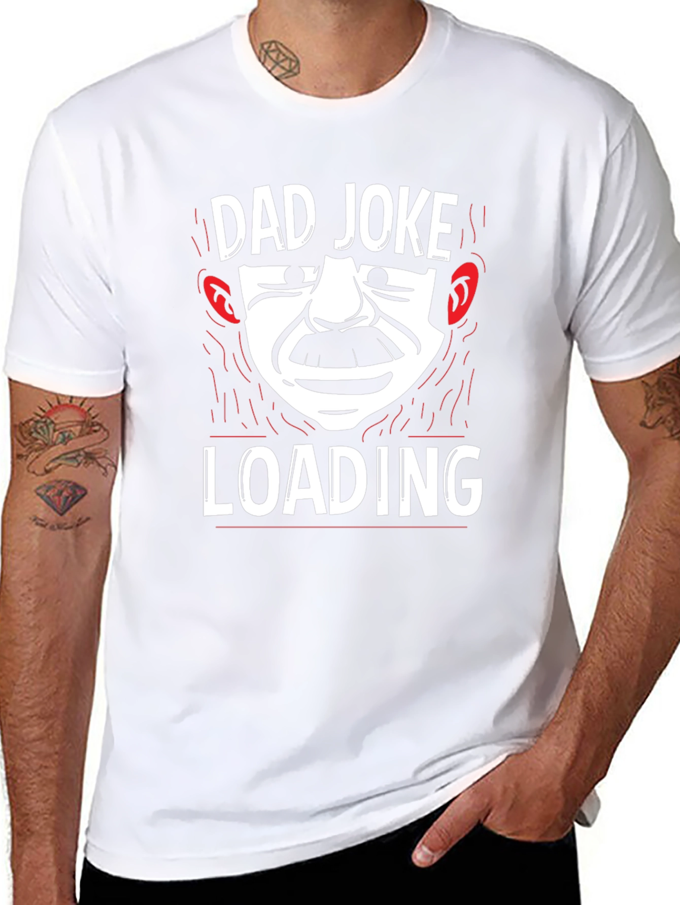 Dad Joke Loading T-Shirt - Funny Fathers Day Tee