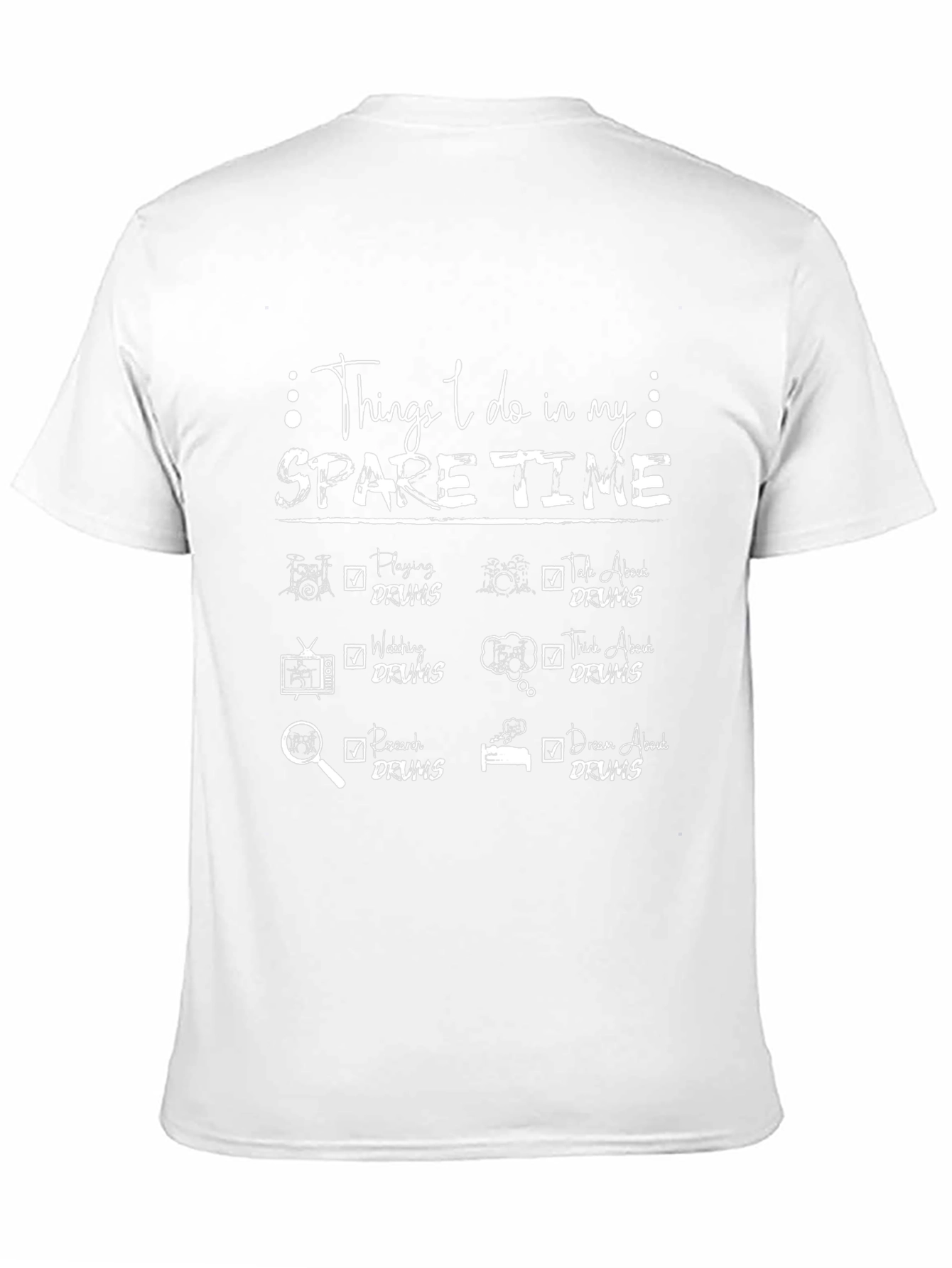 Drummer Spare Time Hobby T-Shirt