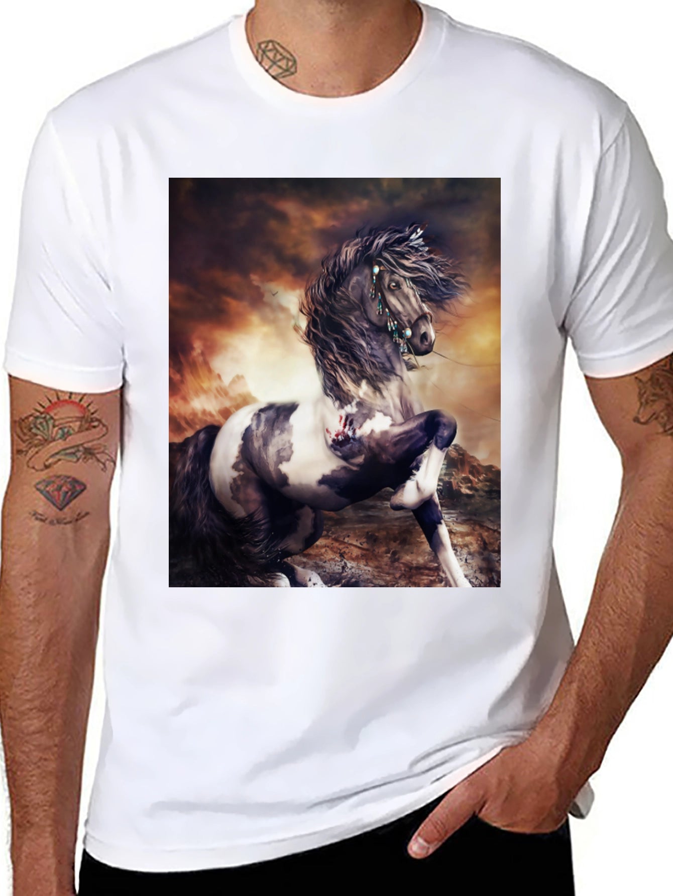 Majestic Horse Graphic Tee
