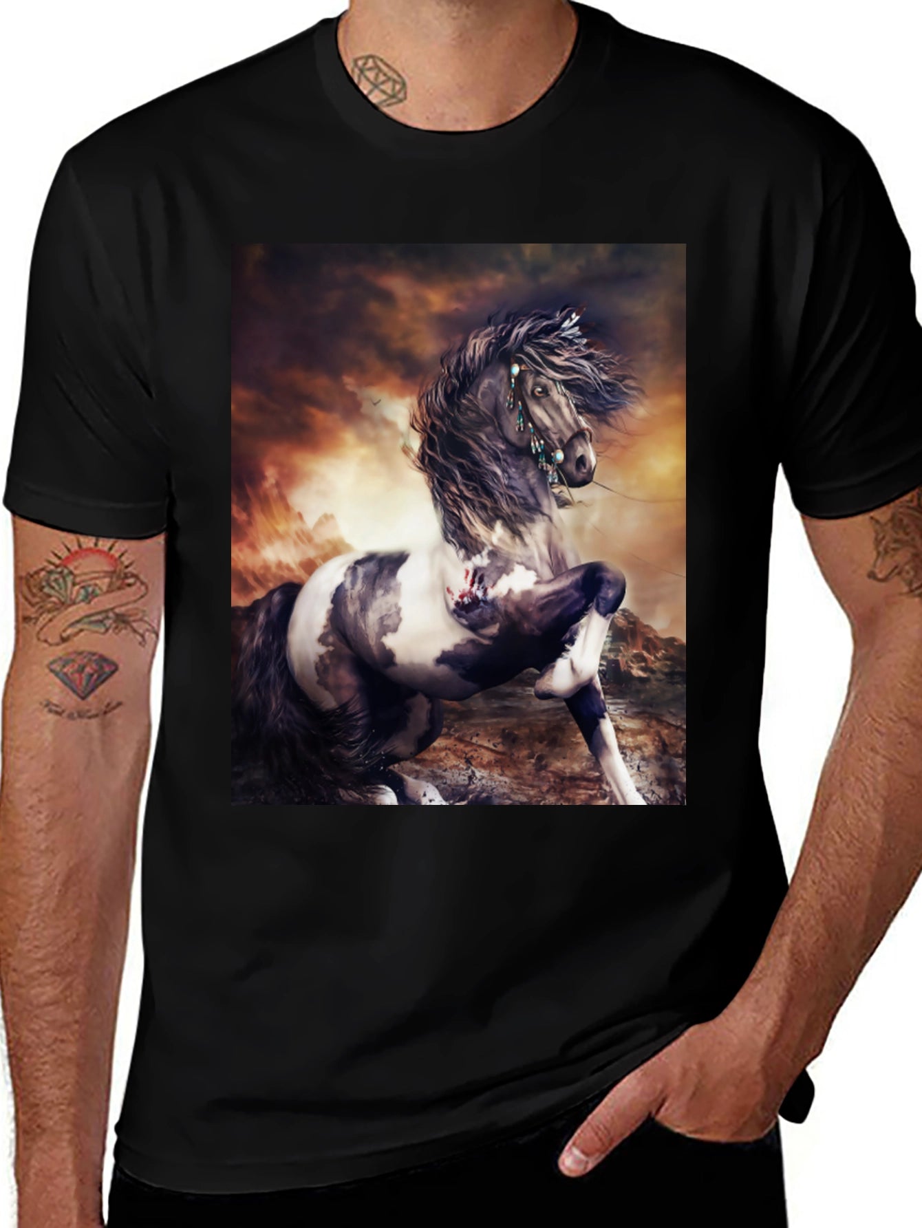 Majestic Horse Graphic Tee