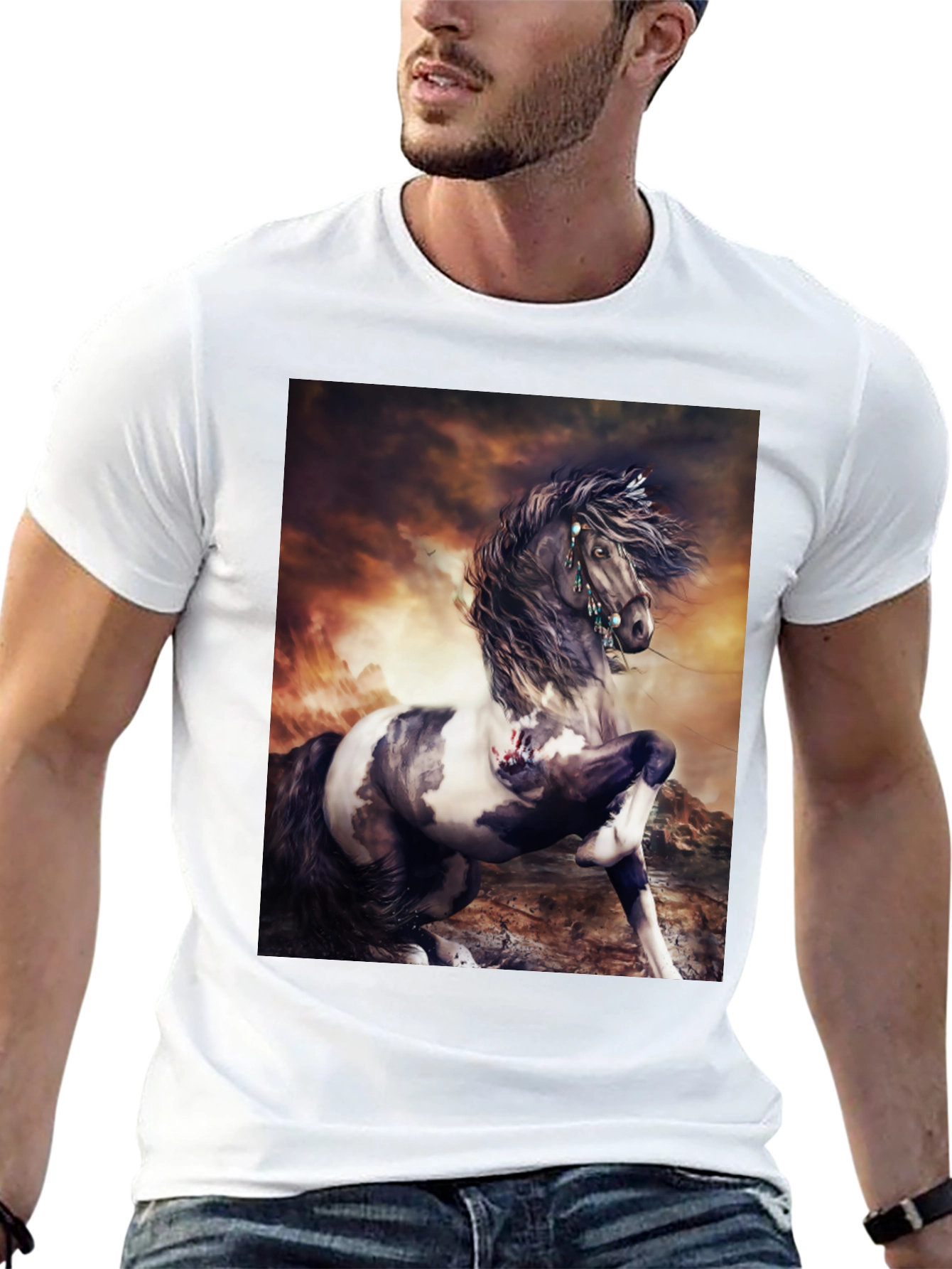 Majestic Horse Graphic Tee