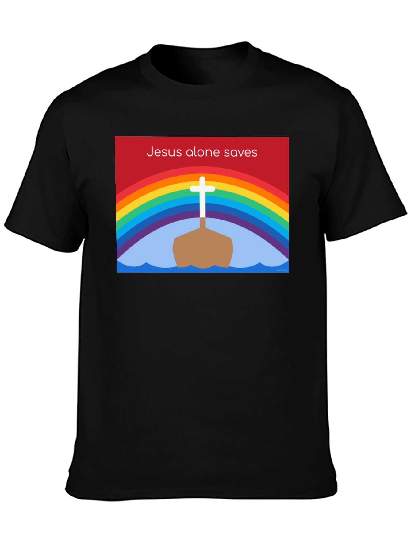 Jesus Saves Graphic Tee | Christian Faith Shirt