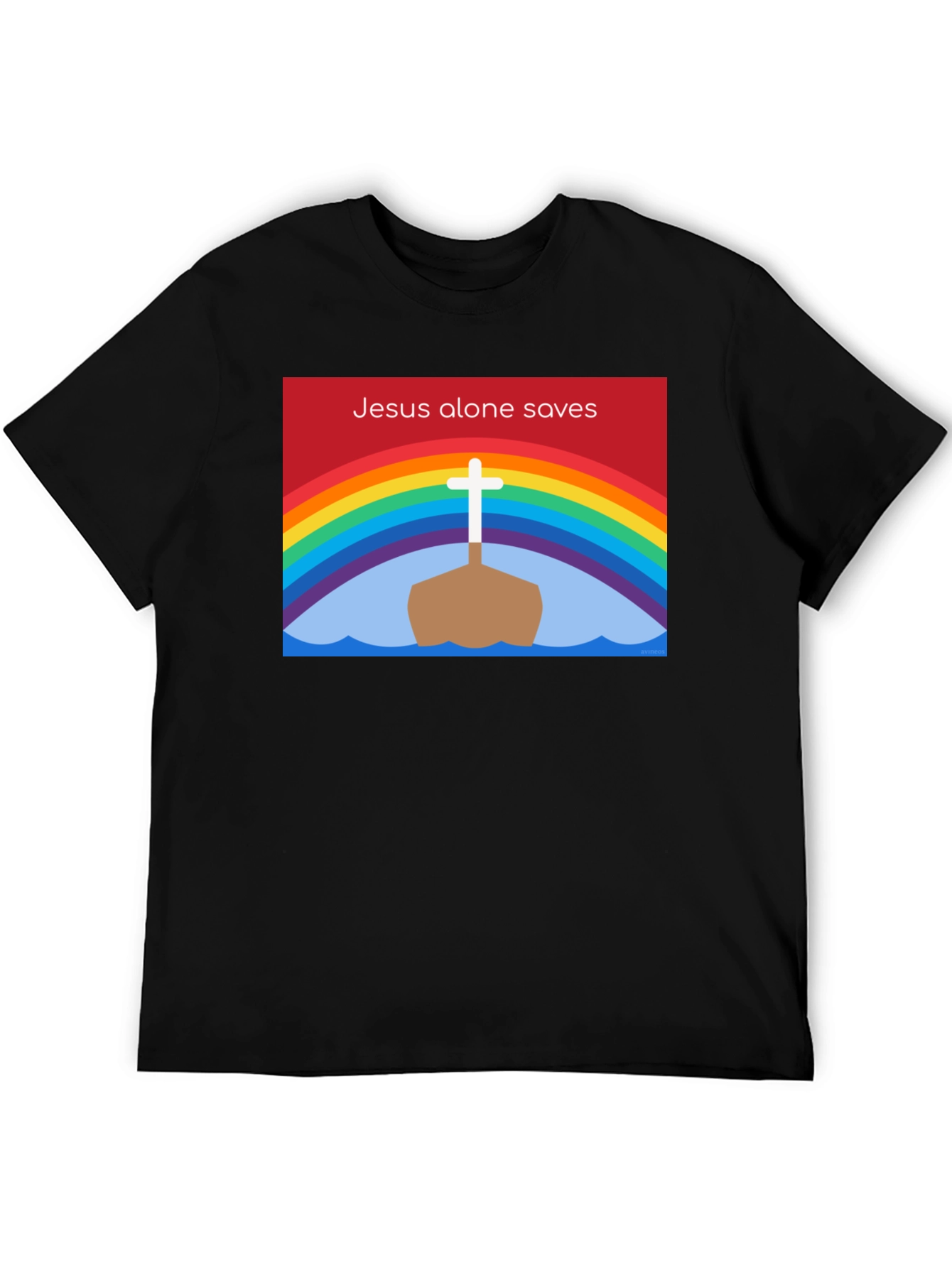 Jesus Saves Graphic Tee | Christian Faith Shirt