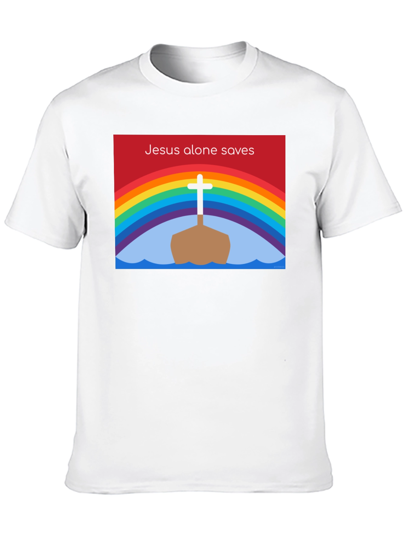 Jesus Saves Graphic Tee | Christian Faith Shirt