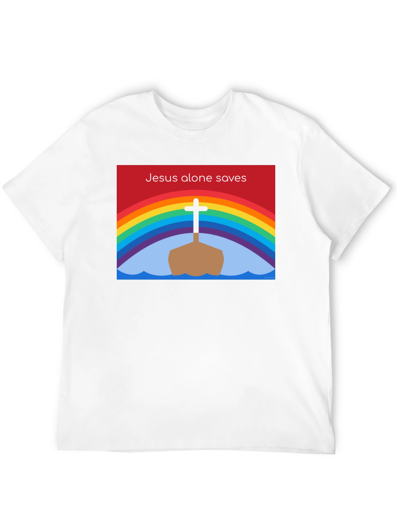 Jesus Saves Graphic Tee | Christian Faith Shirt