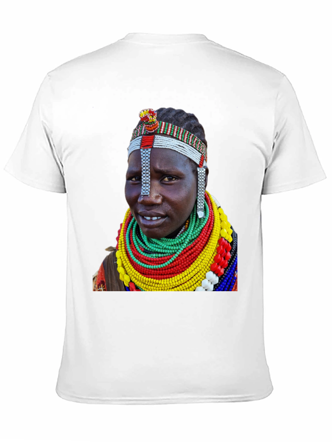 Tribal Woman T-Shirt - Unique African Print