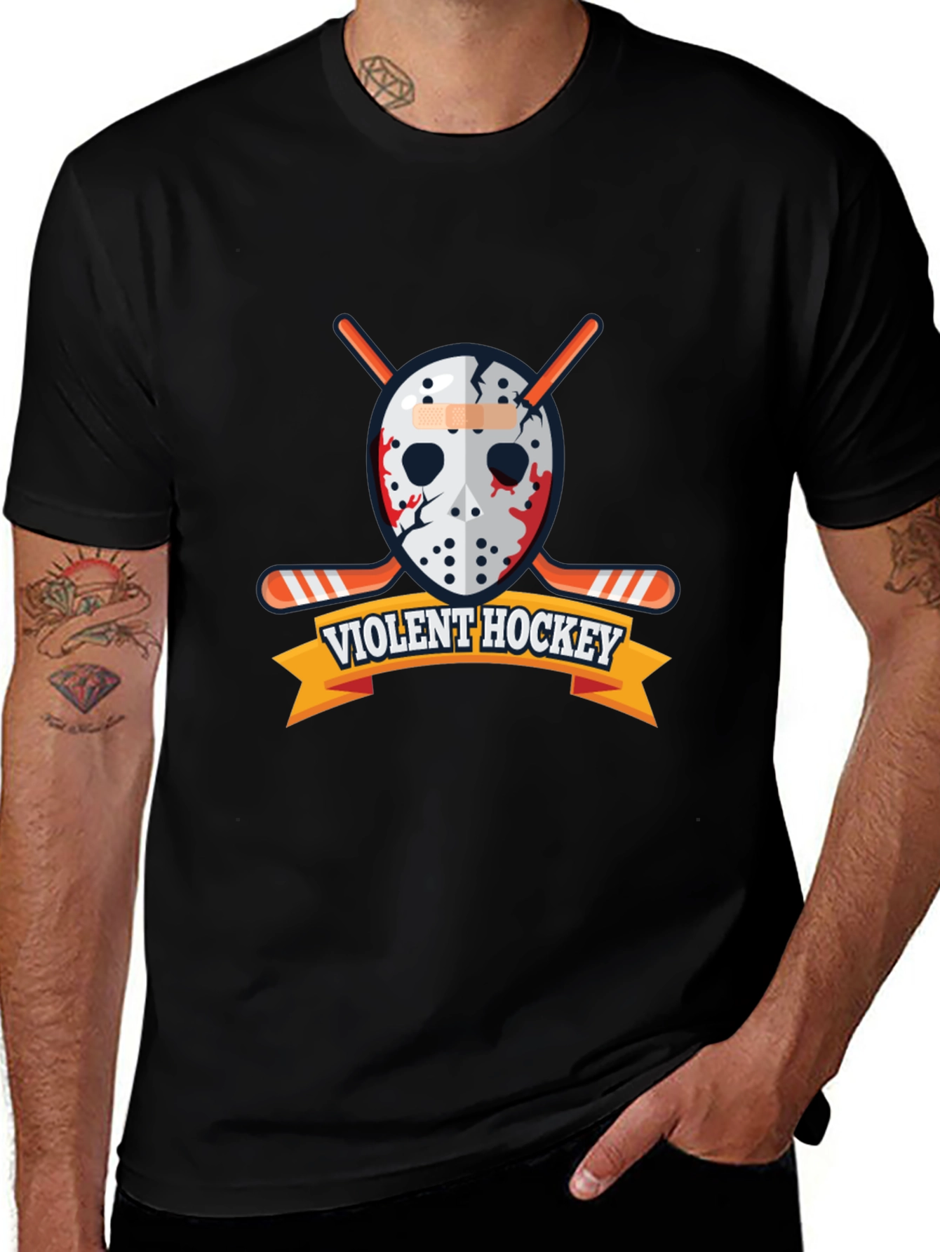 Violent Hockey Graphic Tee