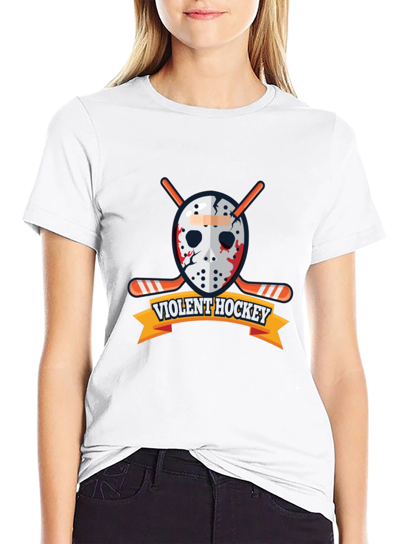 Violent Hockey Graphic Tee