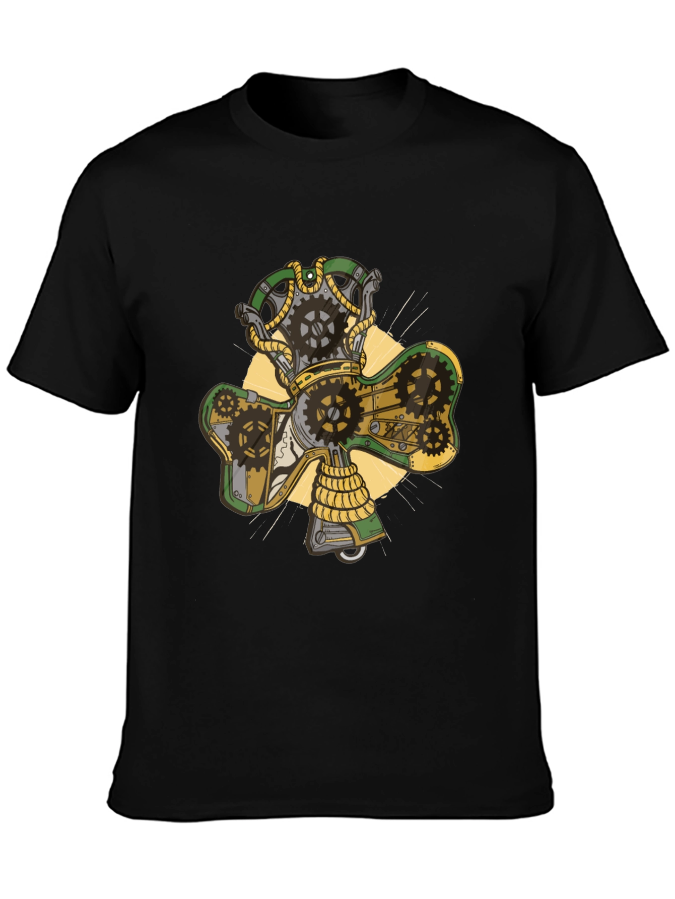 Steampunk Shamrock T-Shirt - Irish Pride