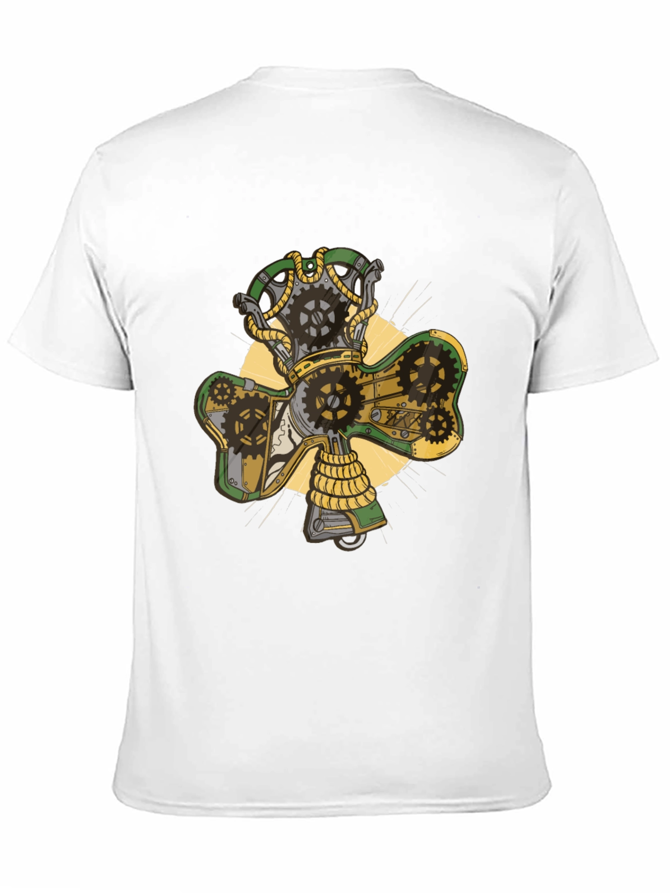 Steampunk Shamrock T-Shirt - Irish Pride