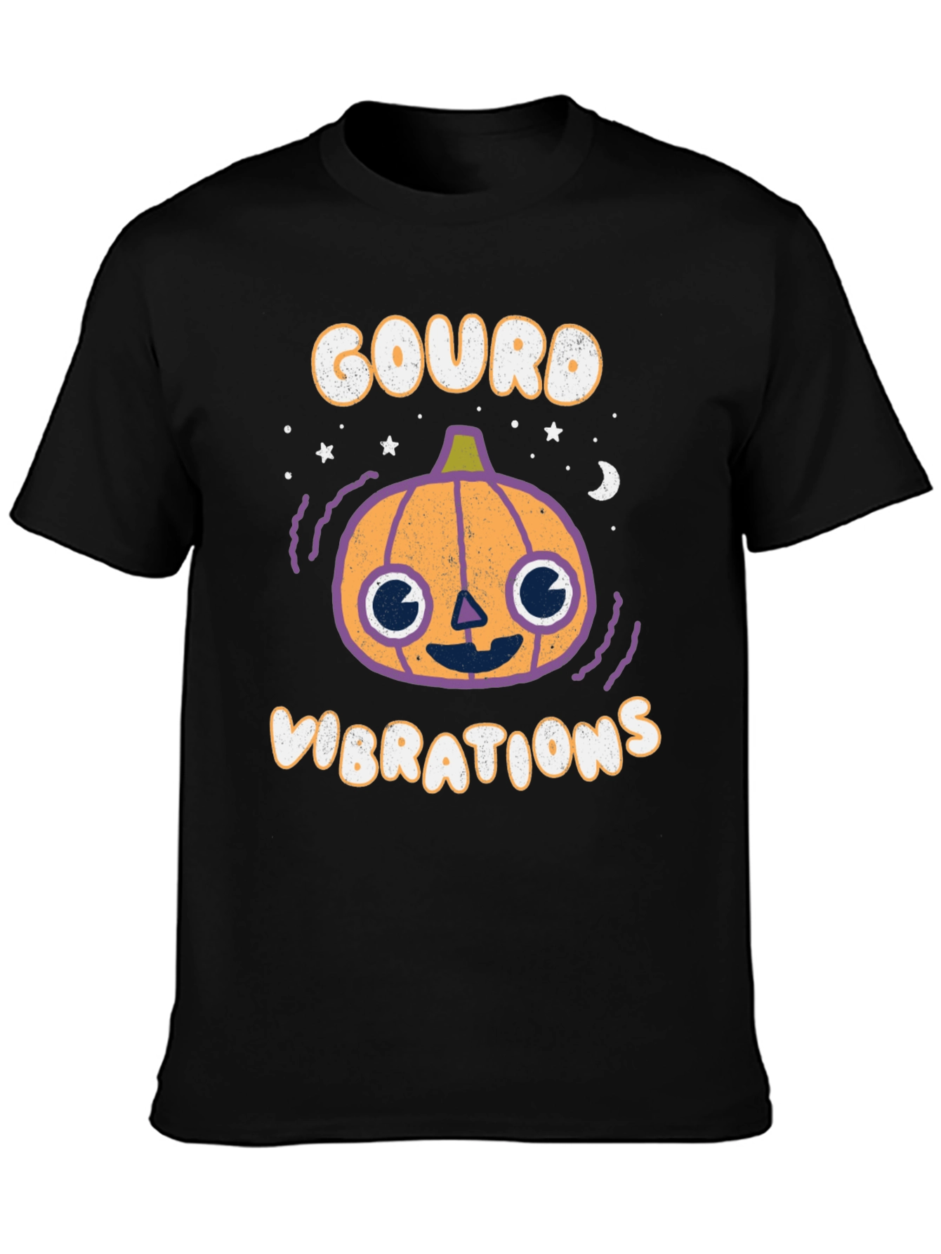 Gourd Vibrations Halloween Graphic Tee