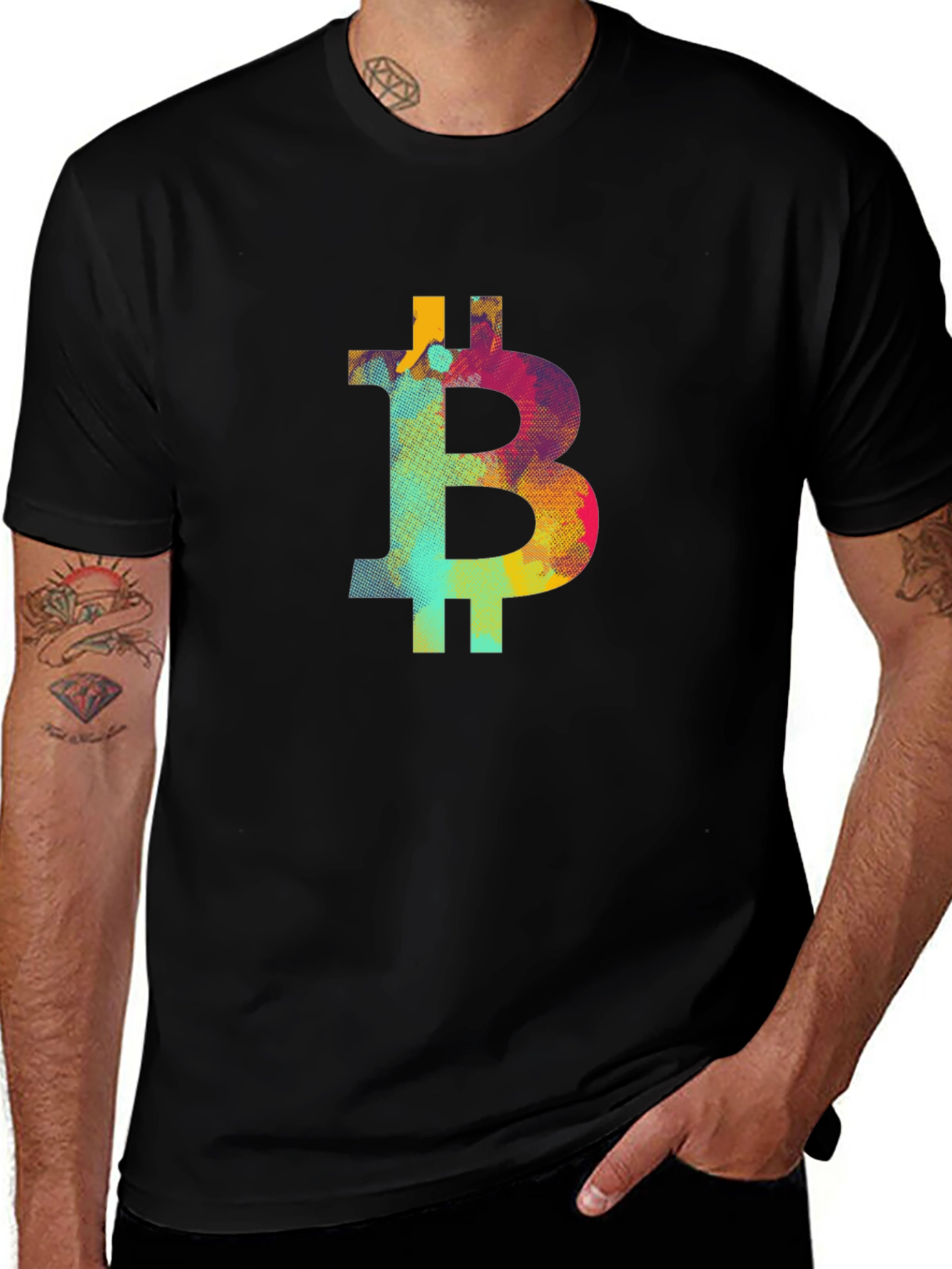 Bitcoin Symbol T-Shirt - Crypto Currency Tee