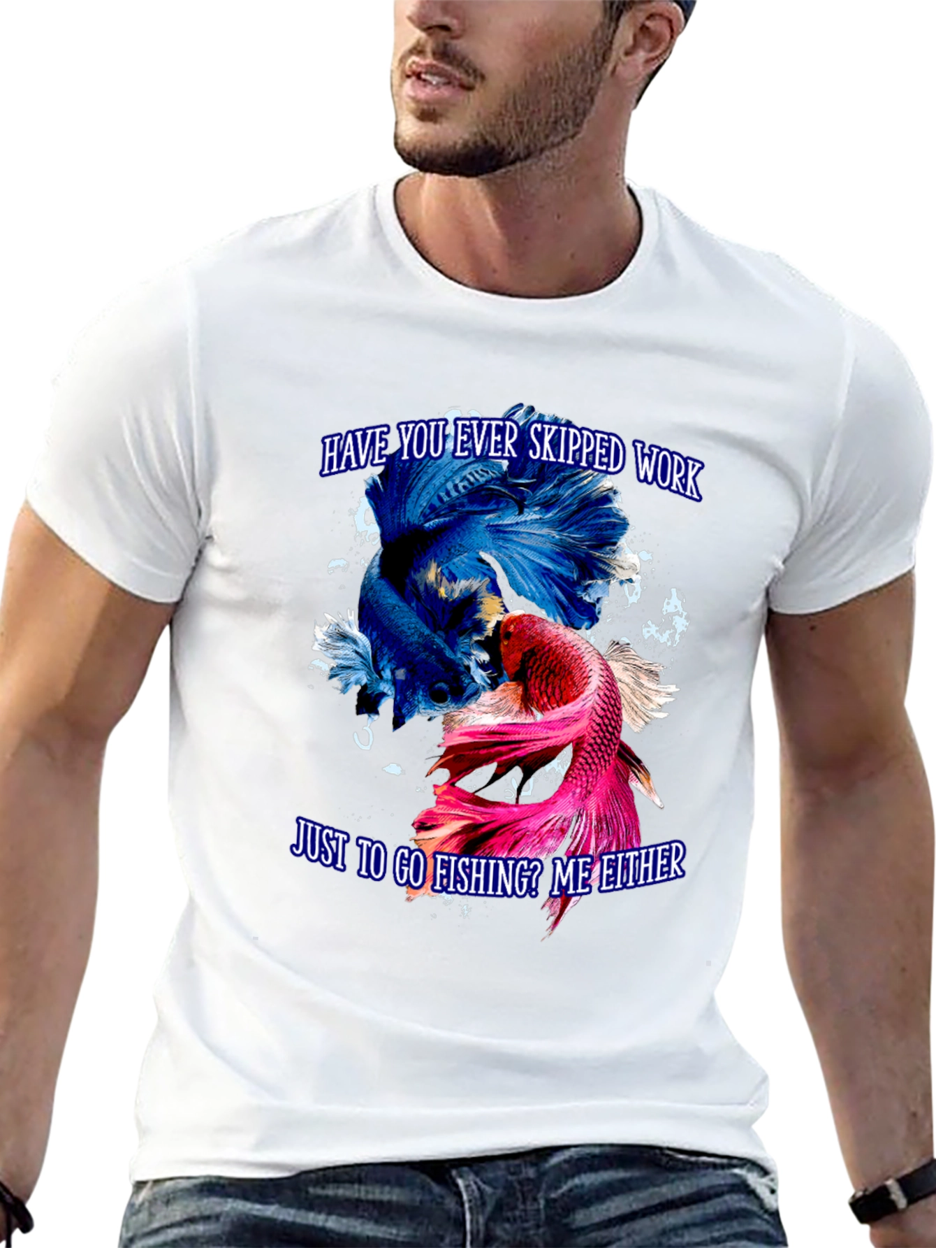 Fishing T-Shirt: Skipped Work to Fish? Graphic Tee