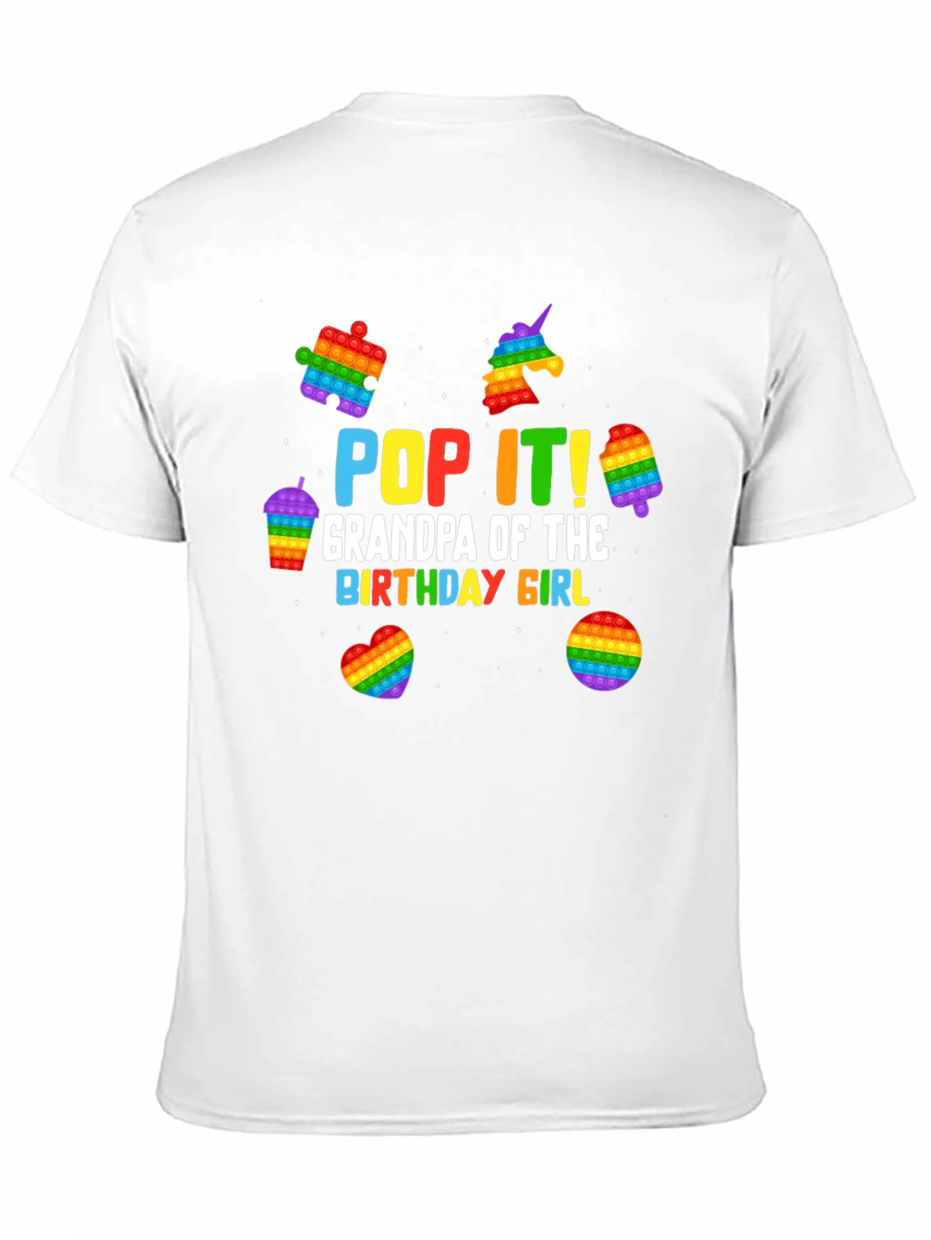 Pop It! Grandpa Birthday Girl T-Shirt
