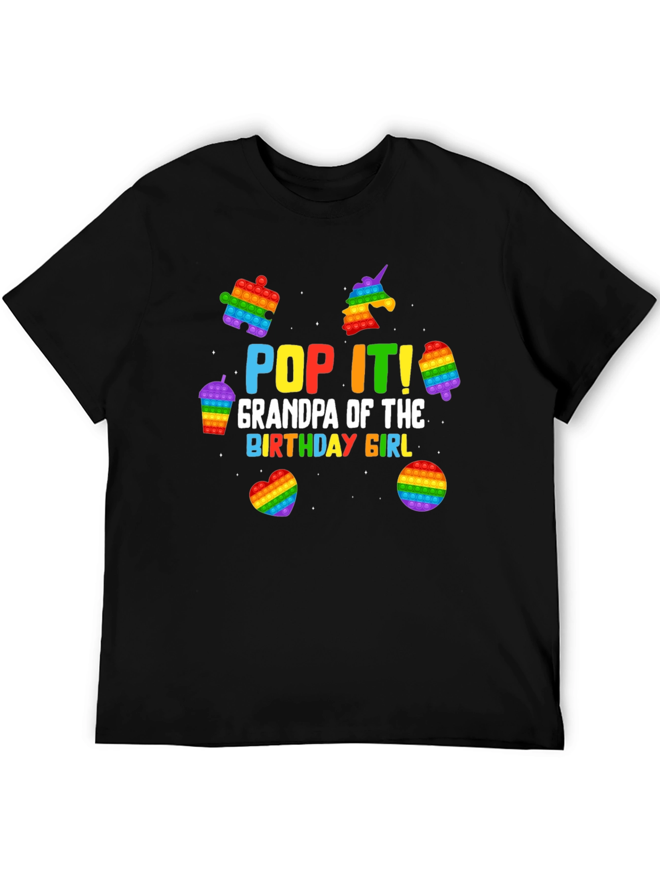 Pop It! Grandpa Birthday Girl T-Shirt