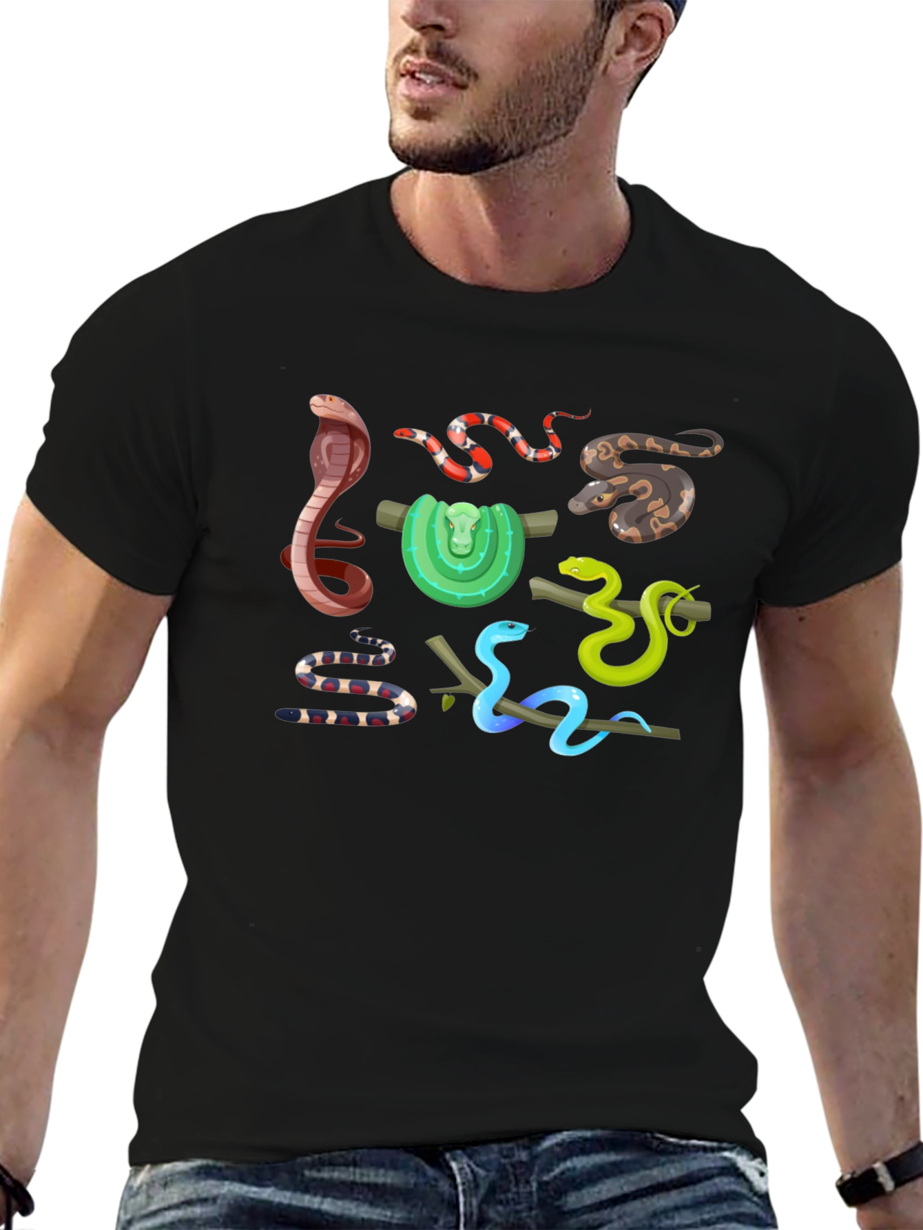 Snakes Graphic T-Shirt