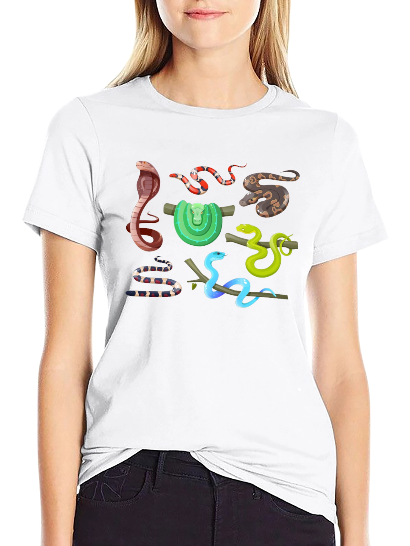 Snakes Graphic T-Shirt