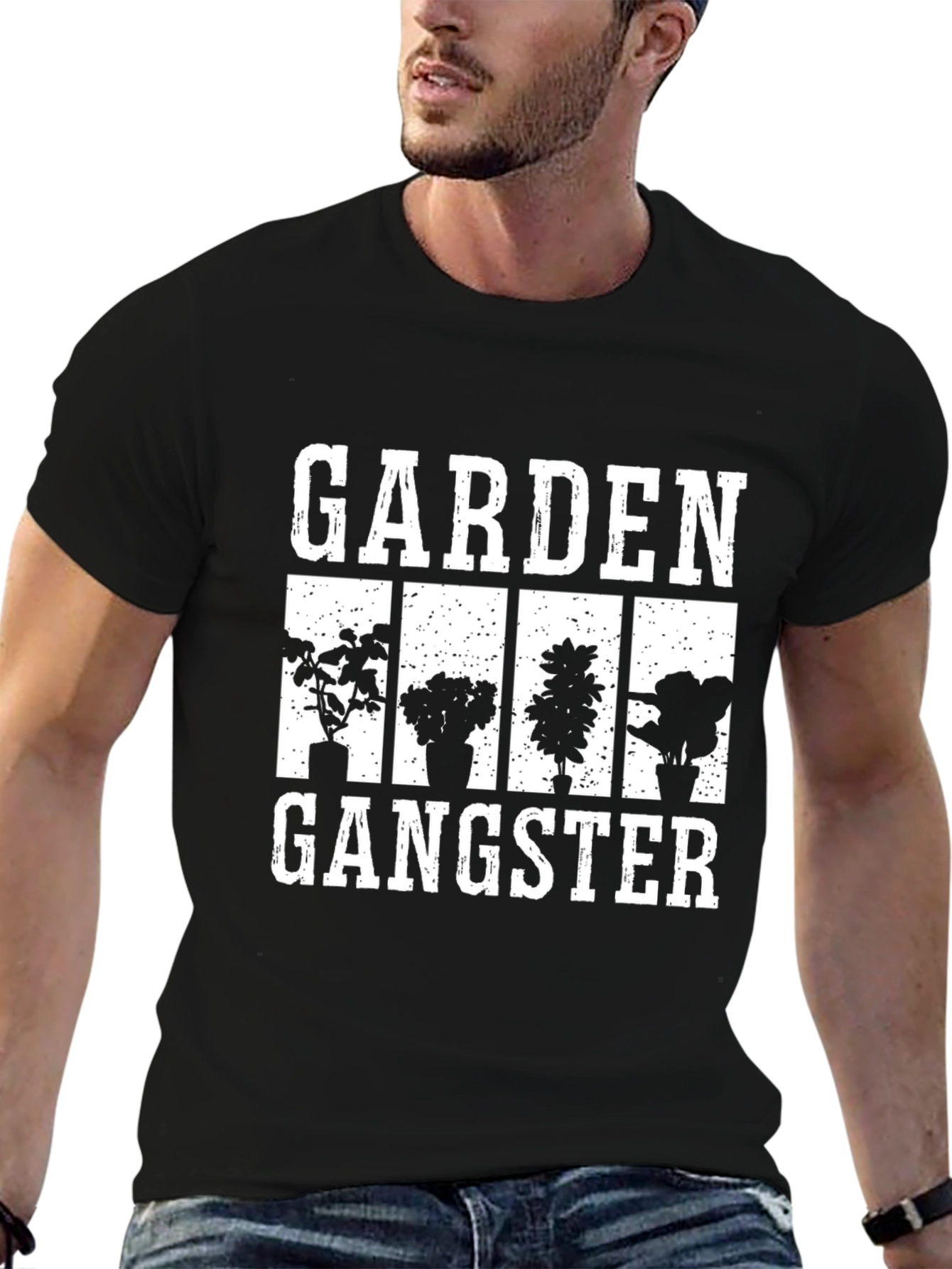Garden Gangster T-Shirt - Cool Gardener Tee