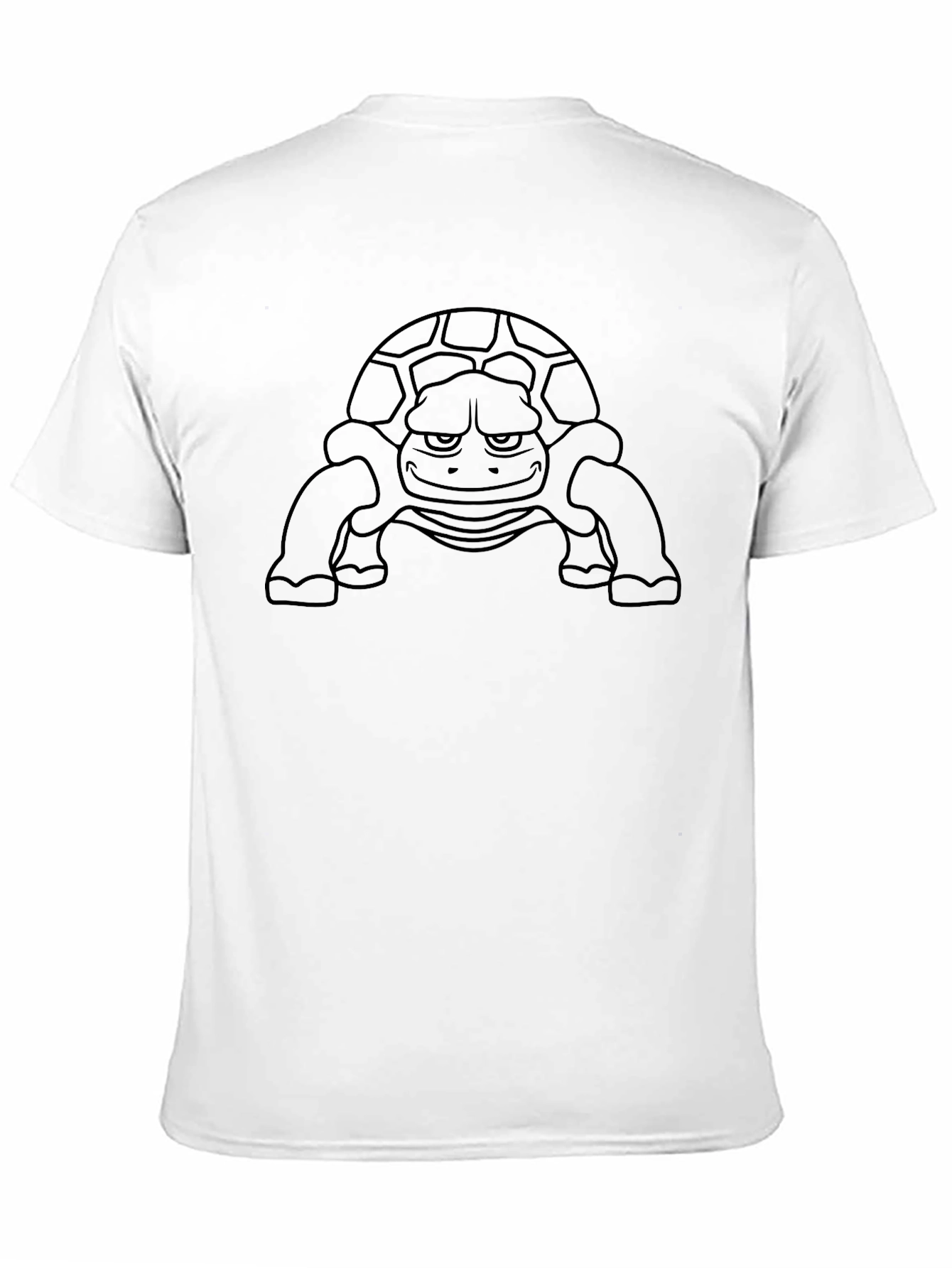 Cool Turtle Graphic Tee - Black Cotton T-Shirt