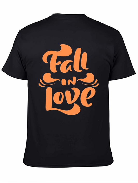 Fall in Love Graphic Tee - Stylish Autumn Apparel