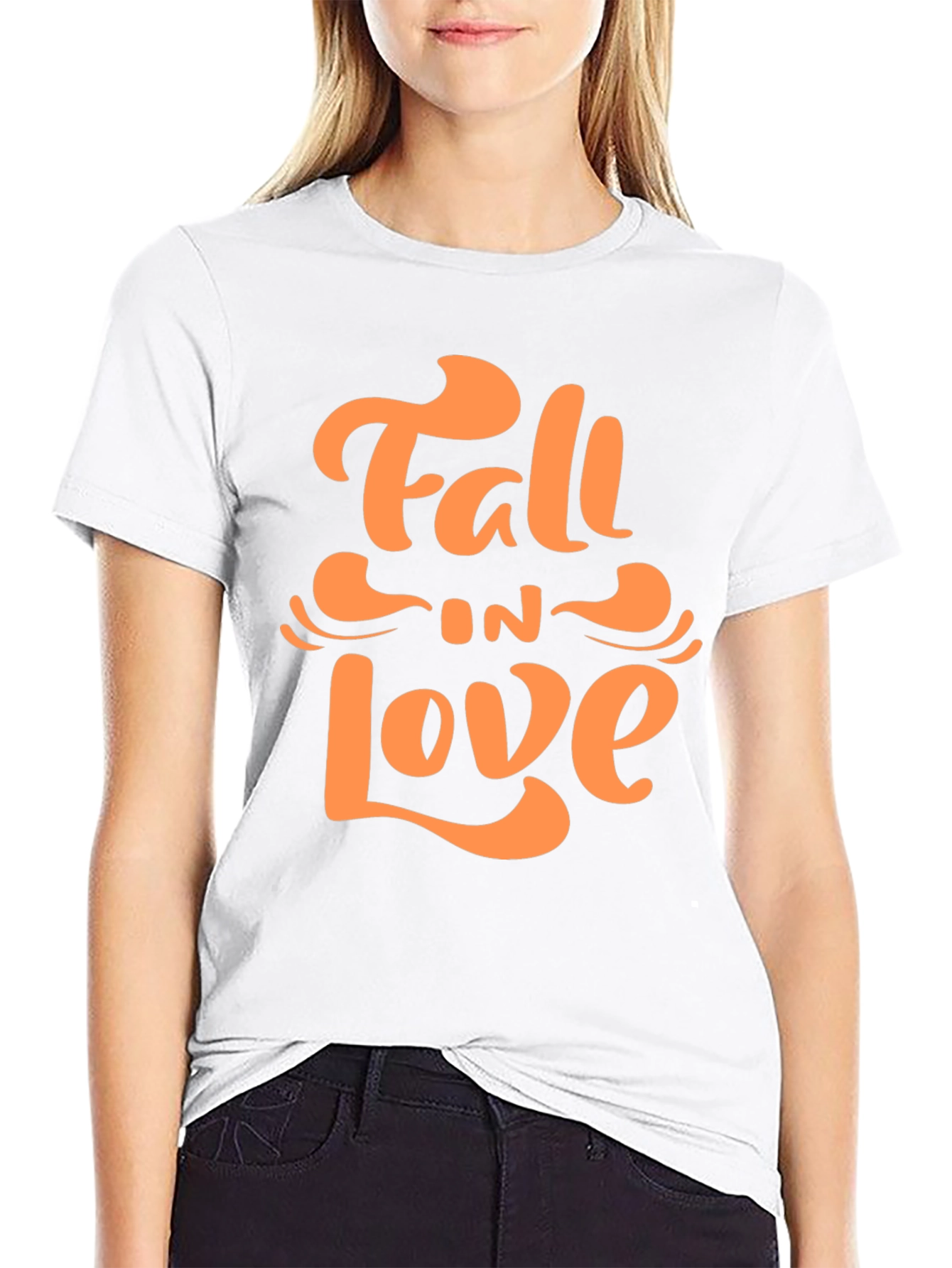 Fall in Love Graphic Tee - Stylish Autumn Apparel