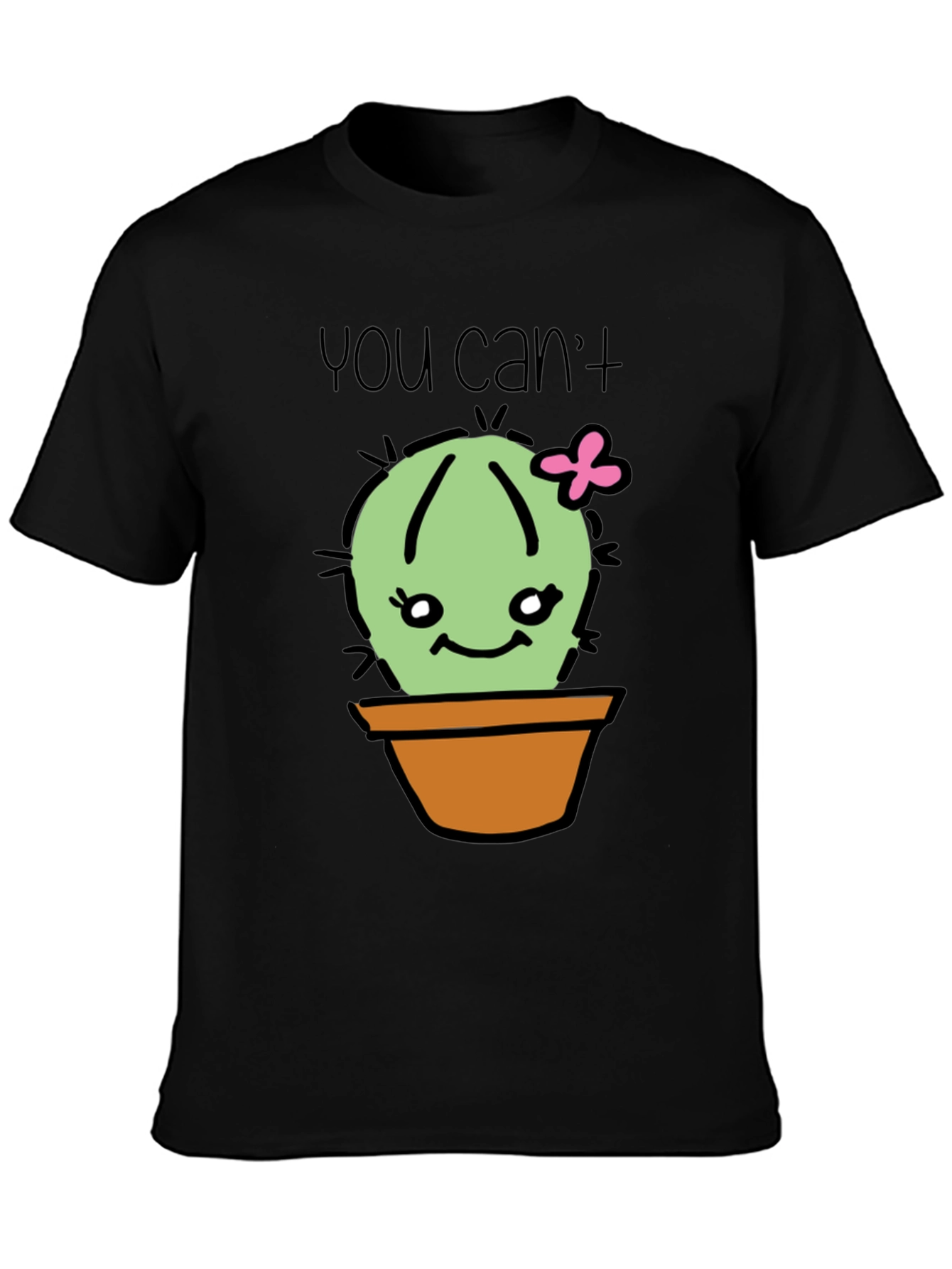Cute Cactus Graphic T-Shirt - You Cant Touch This