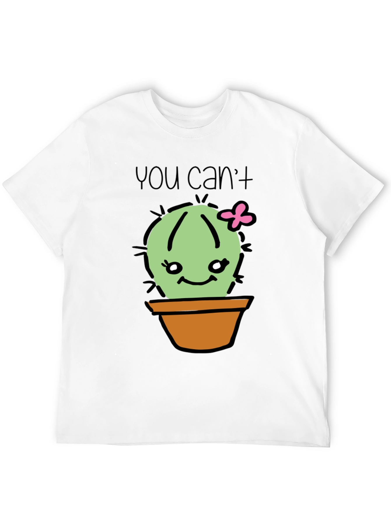 Cute Cactus Graphic T-Shirt - You Cant Touch This