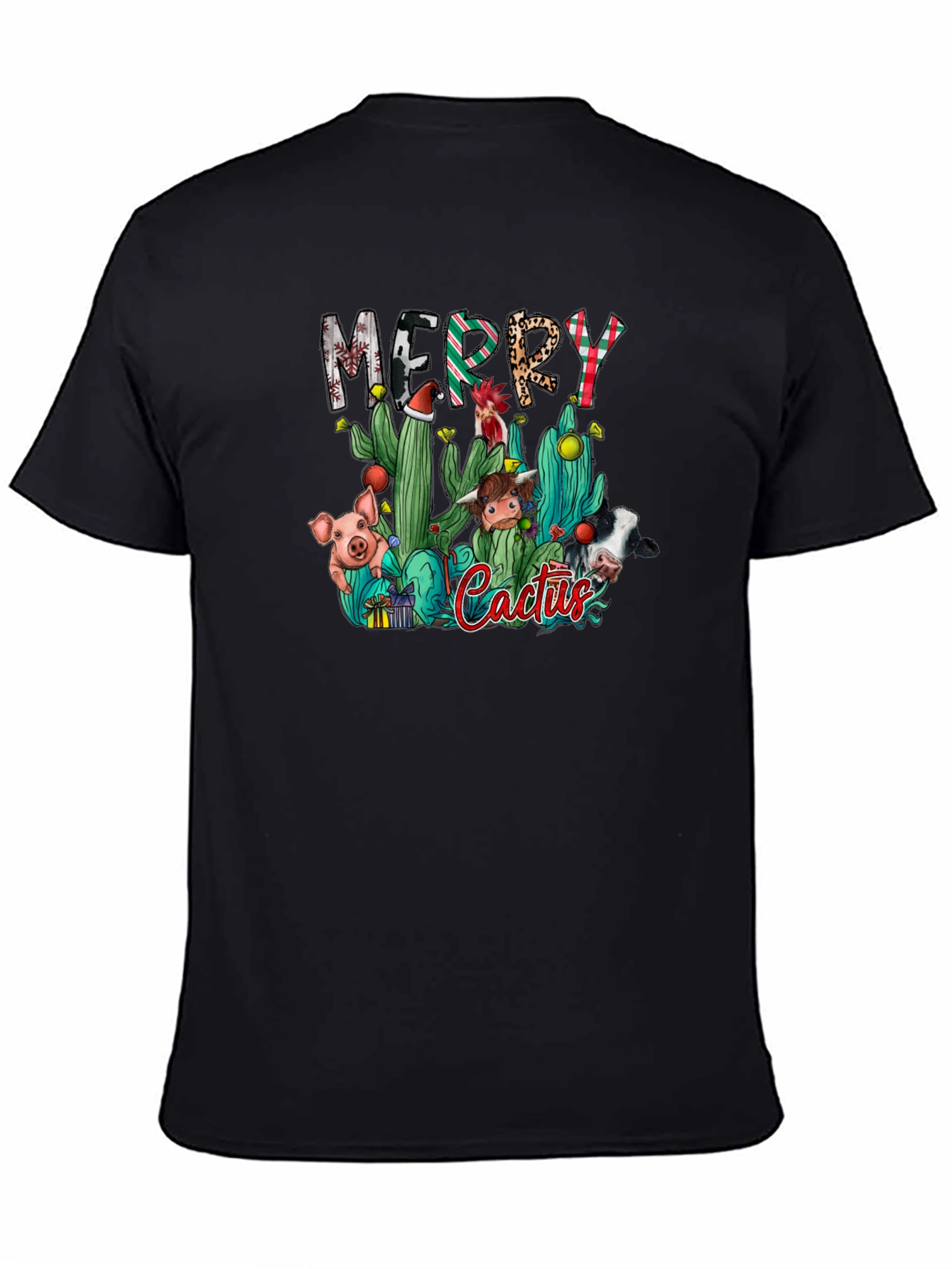 Merry Cactus Christmas T-Shirt