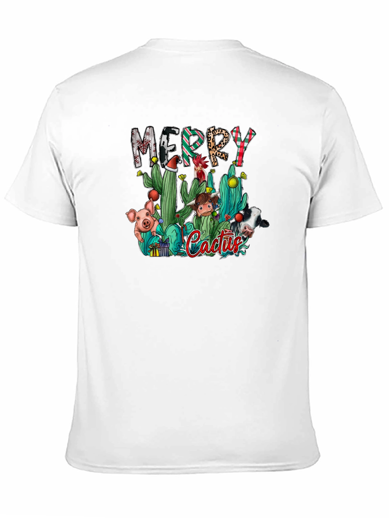 Merry Cactus Christmas T-Shirt