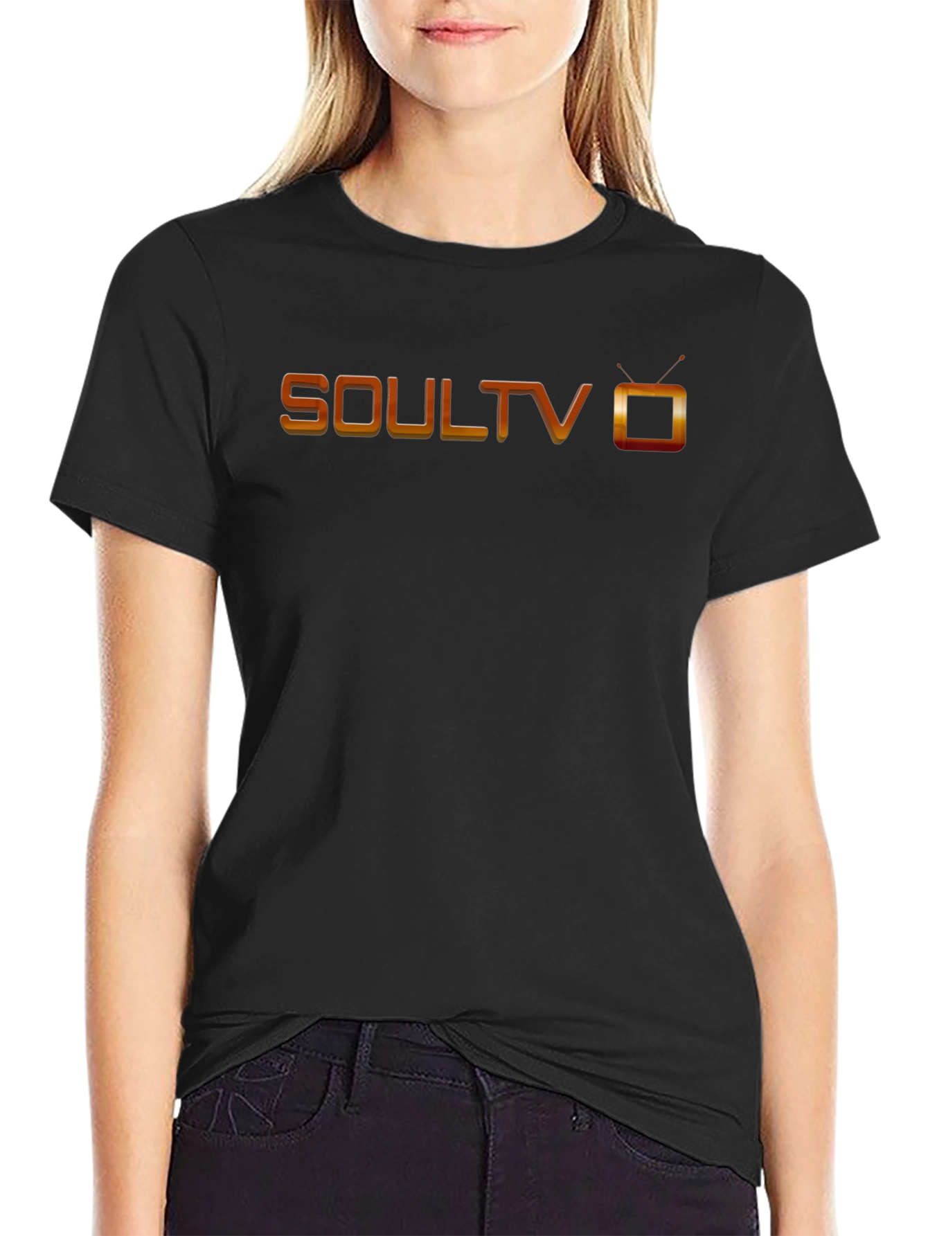Soul TV Black Graphic Tee