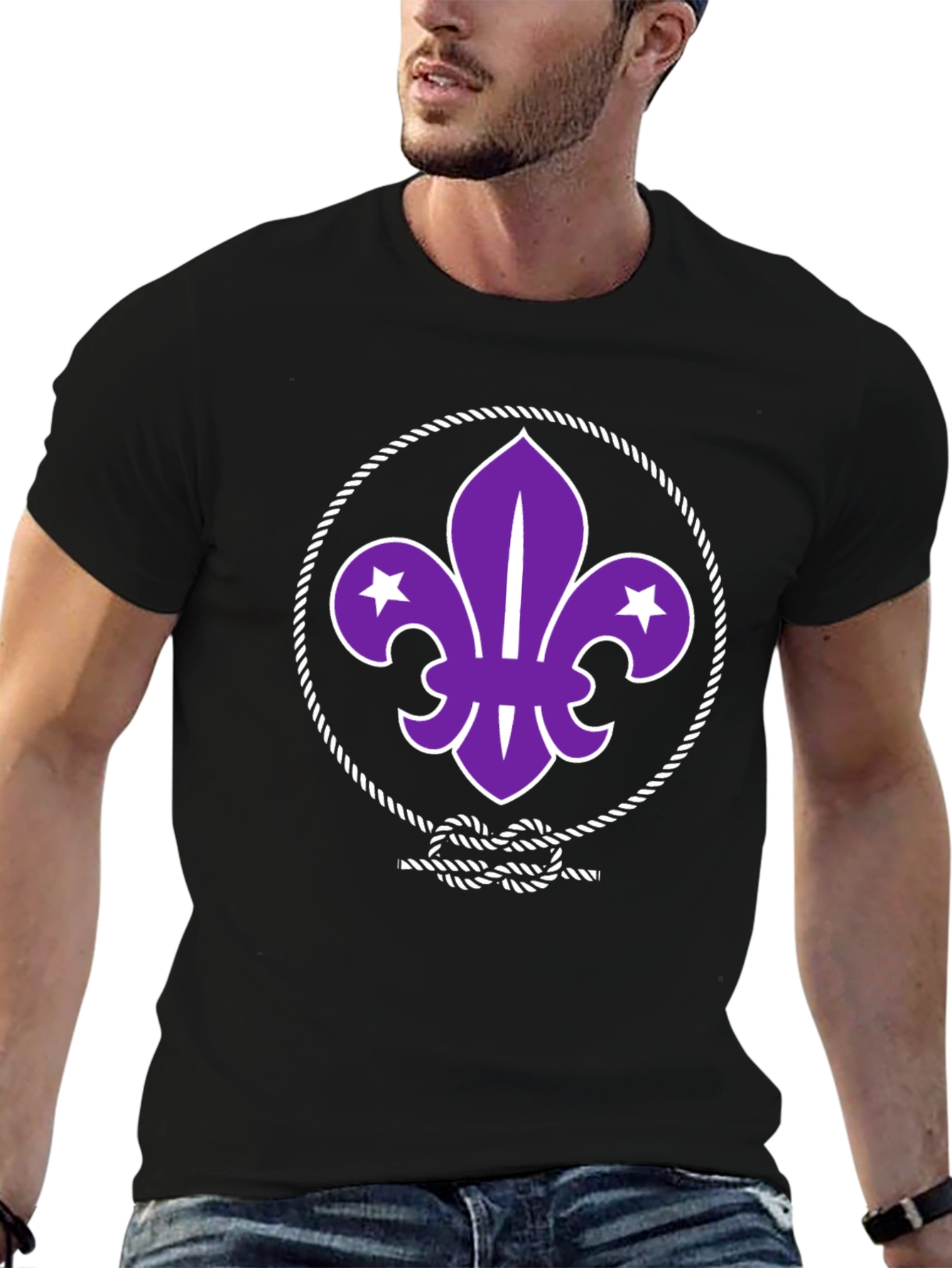 Boy Scouts T-Shirt: Fleur-de-lis Logo