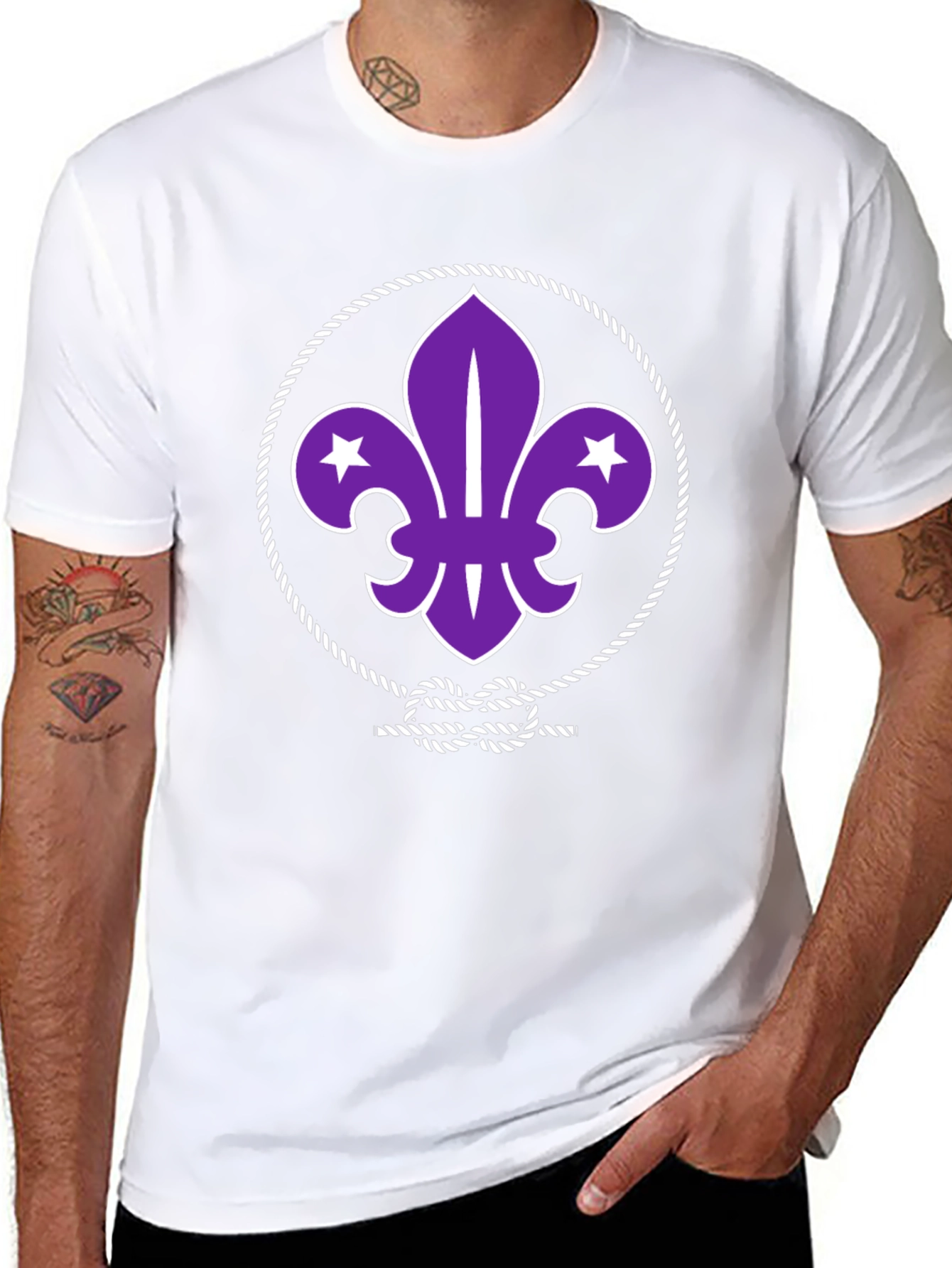 Boy Scouts T-Shirt: Fleur-de-lis Logo