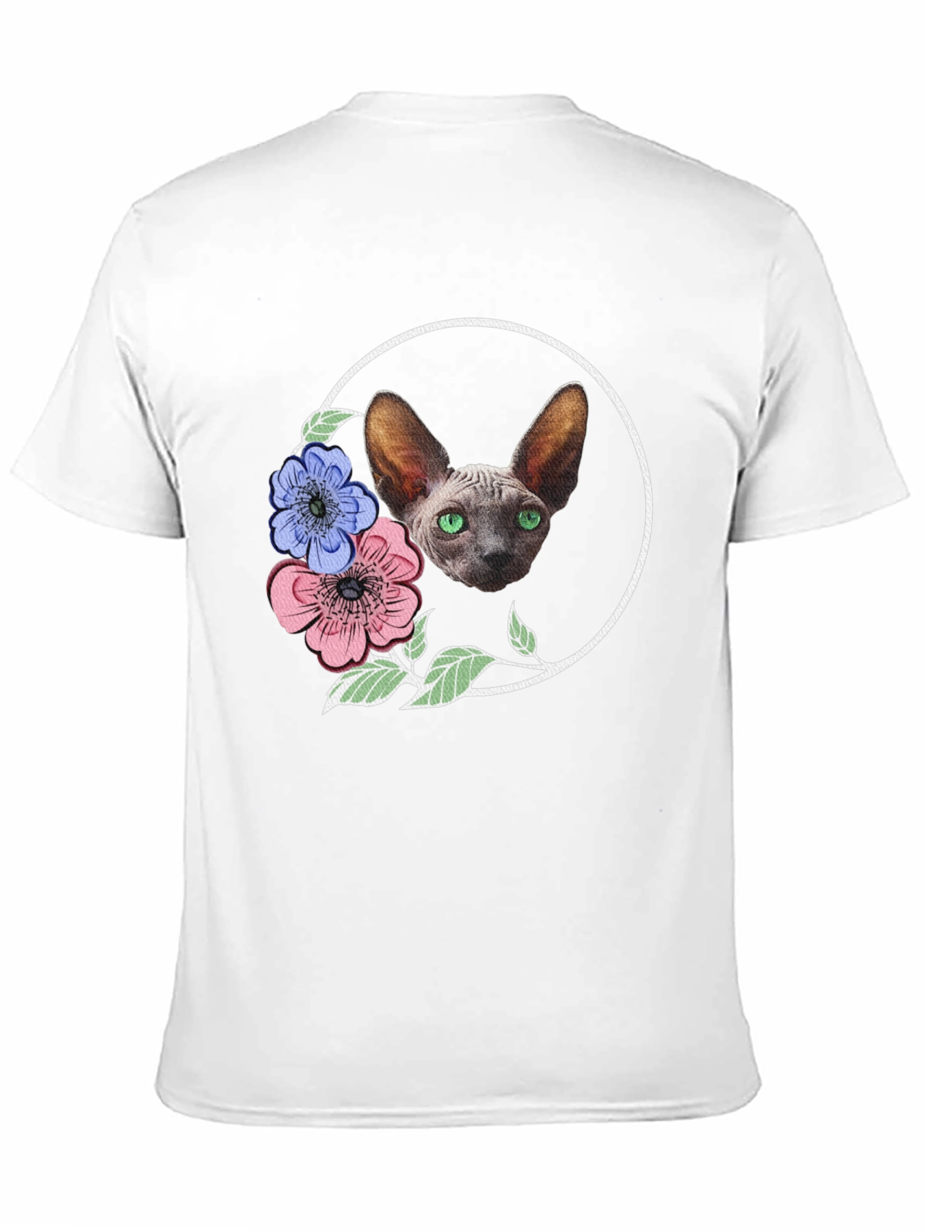 Sphynx Cat Floral T-Shirt - Unique Design