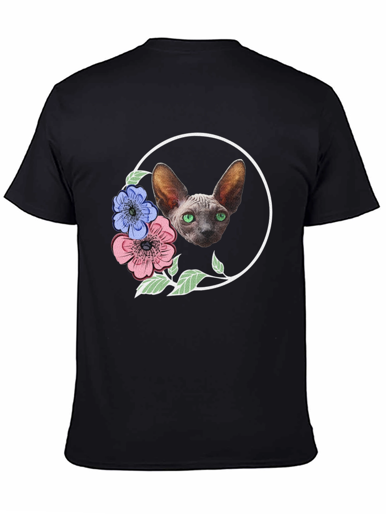 Sphynx Cat Floral T-Shirt - Unique Design