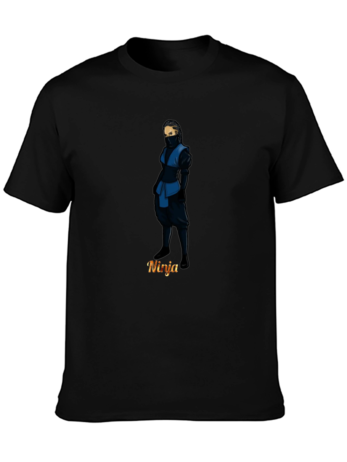 Ninja Warrior Black Graphic Tee