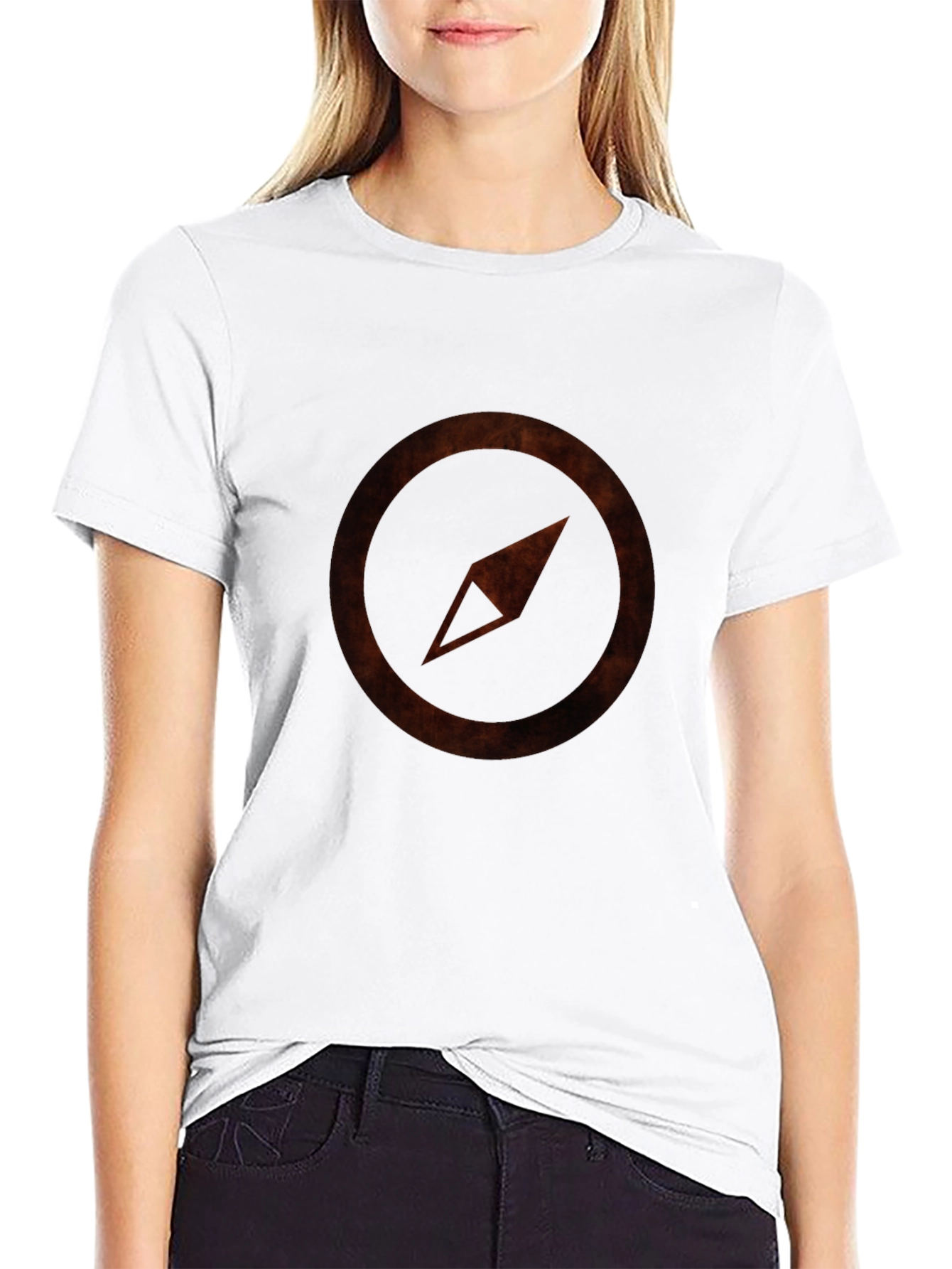 Compass Graphic Black T-Shirt