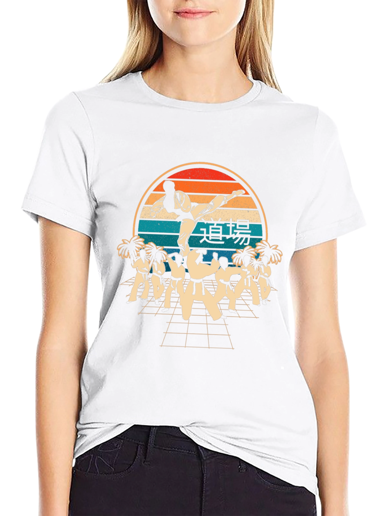 Retro Karate Training T-Shirt