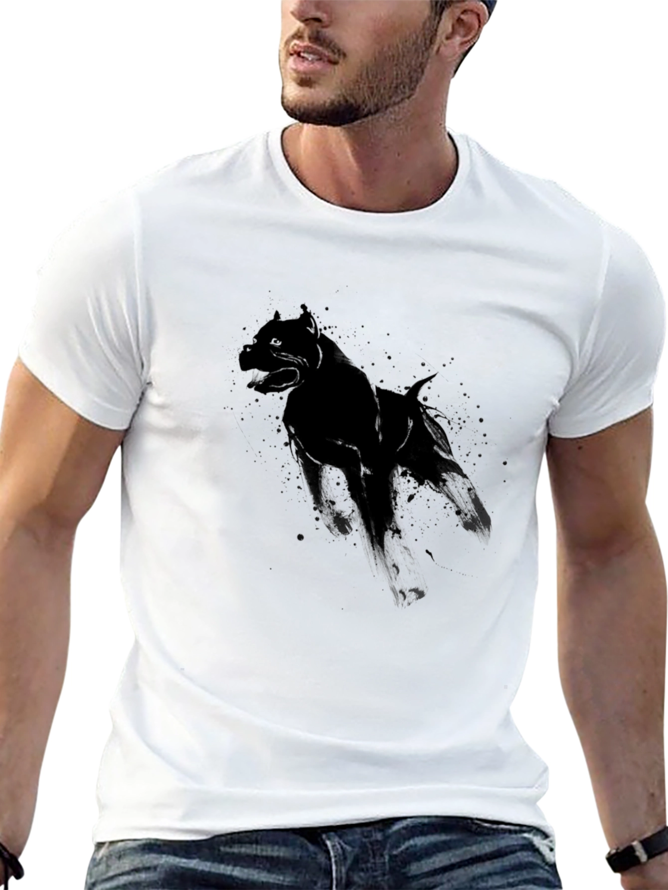 Black Dog Graphic Tee