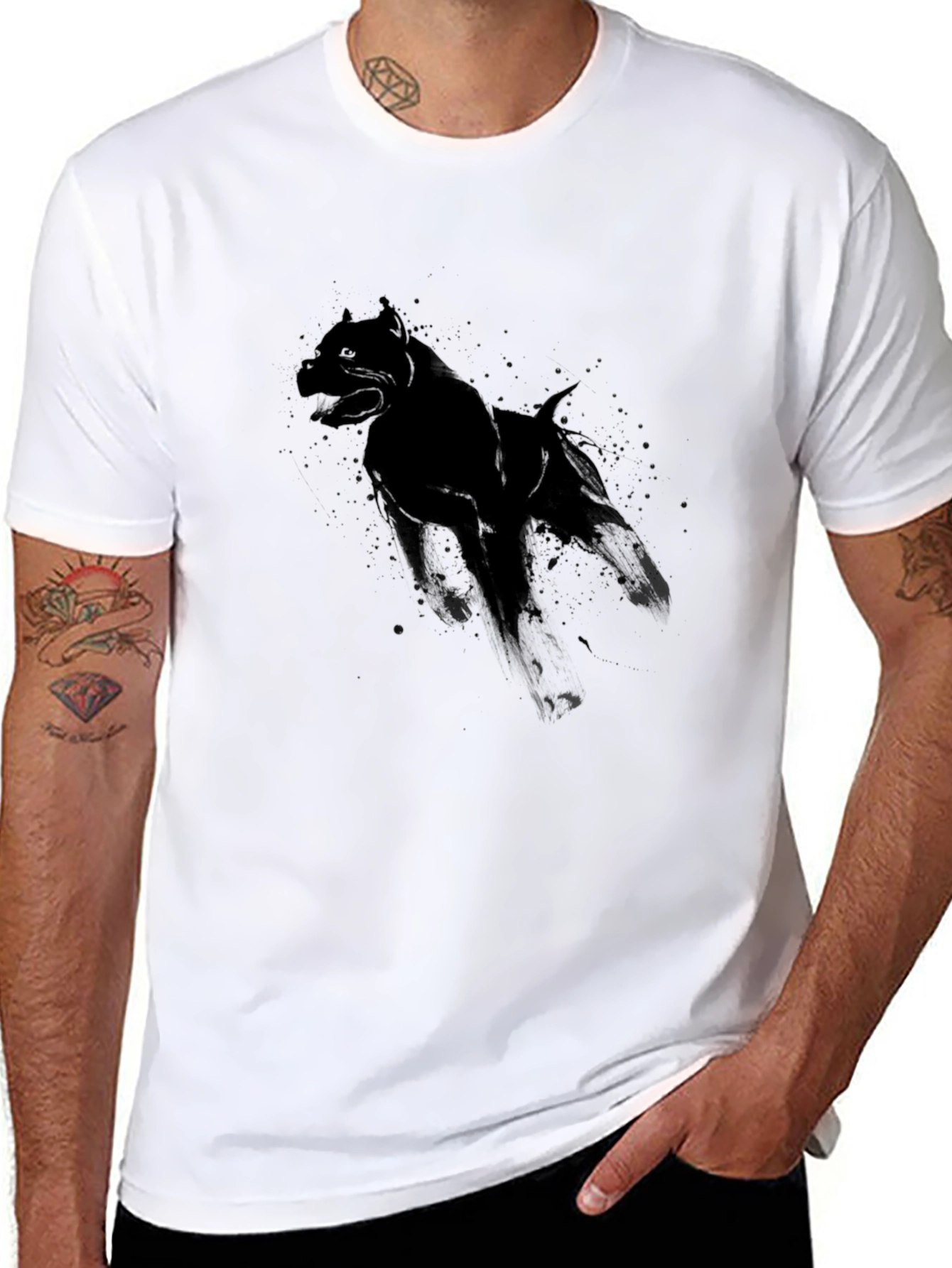 Black Dog Graphic Tee