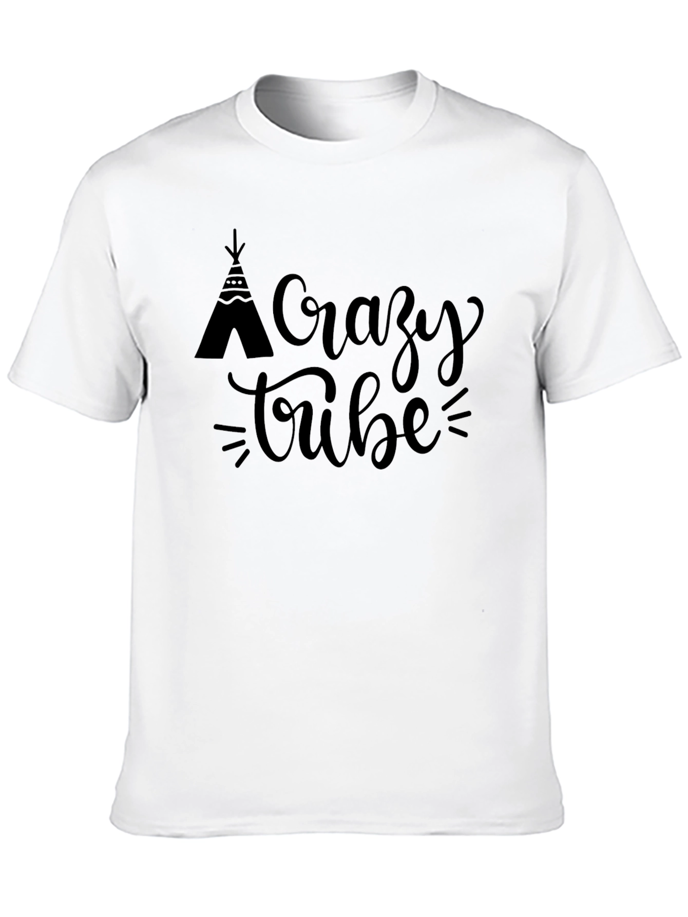 Crazy Tribe Tee - Stylish Graphic T-Shirt