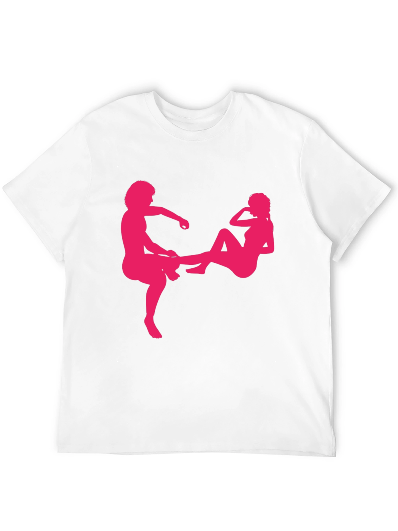 Novelty Graphic Tee - Black Crewneck T-Shirt