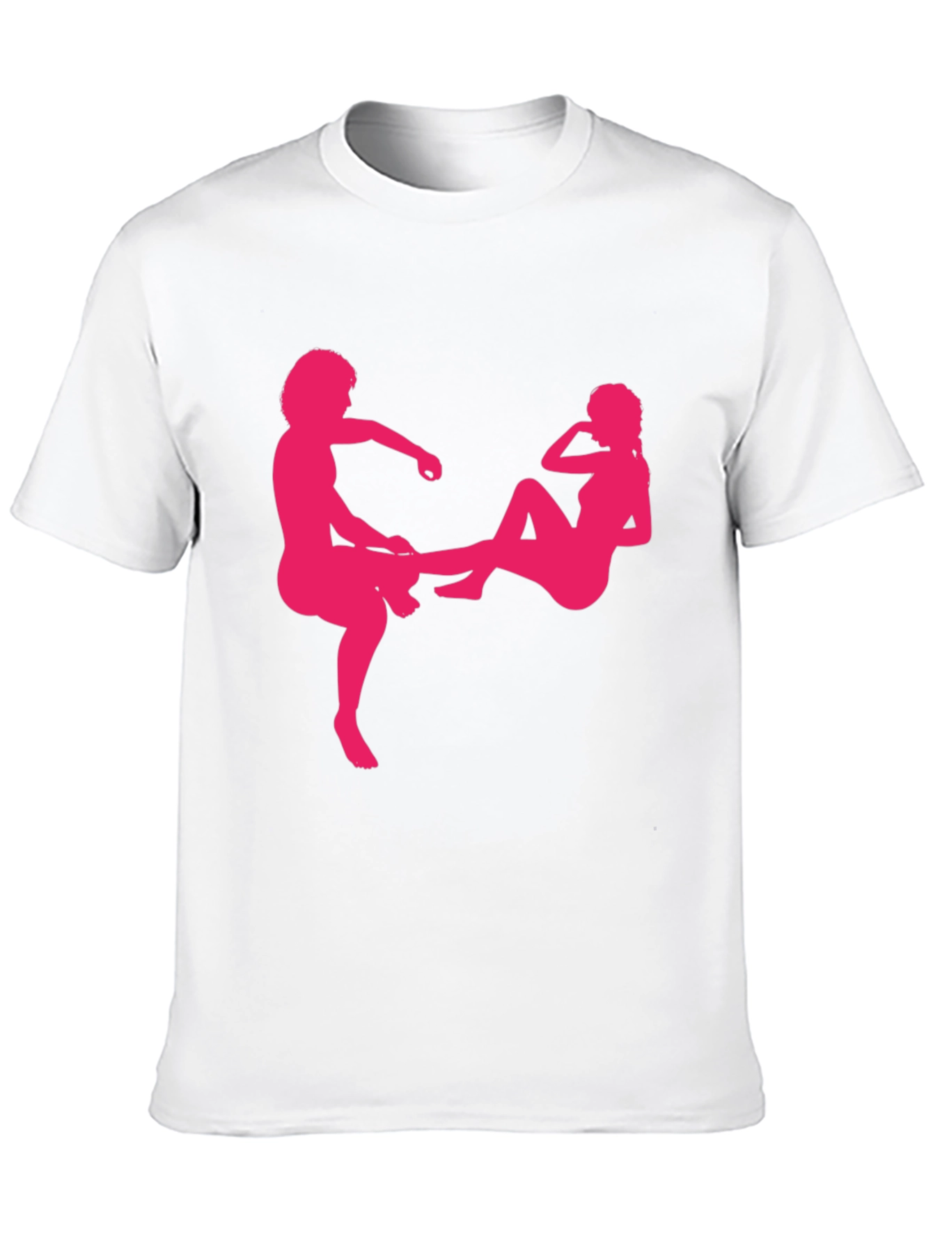 Novelty Graphic Tee - Black Crewneck T-Shirt