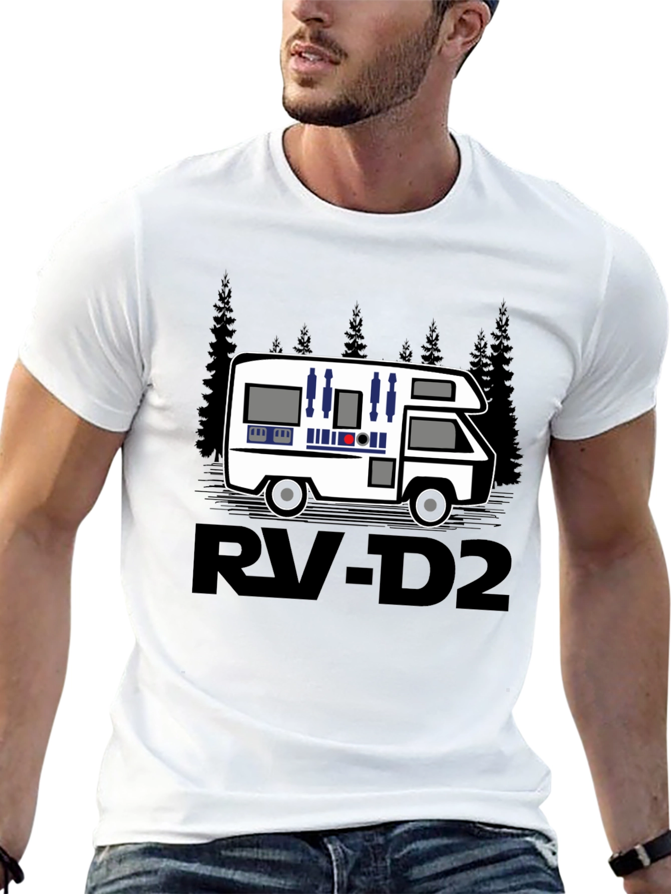 RV-D2 Star Wars Inspired Graphic T-Shirt