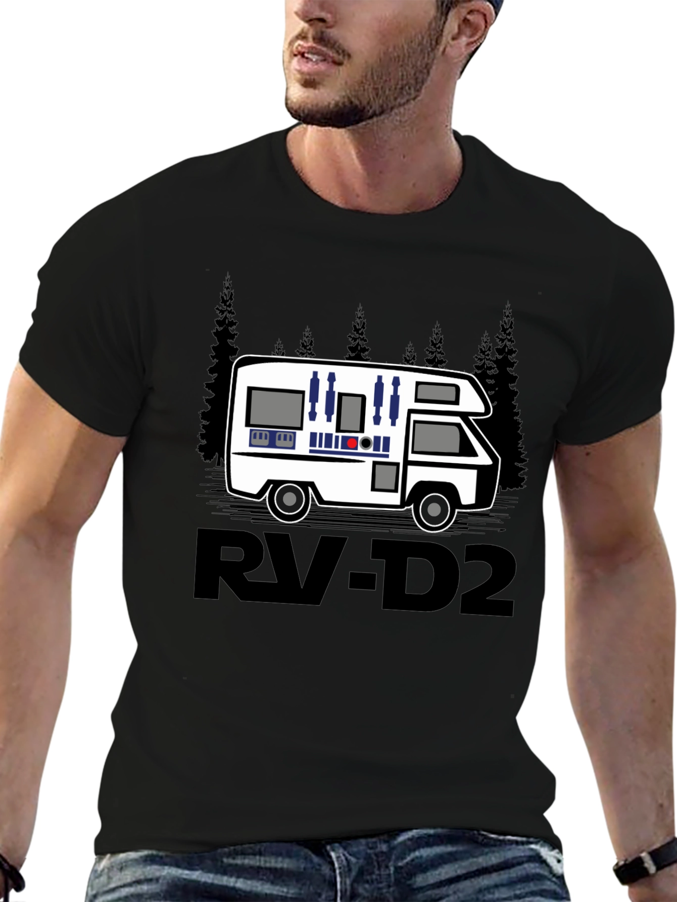 RV-D2 Star Wars Inspired Graphic T-Shirt