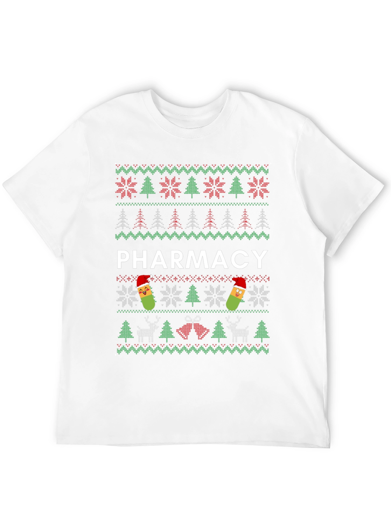 Pharmacy Ugly Christmas Sweater T-Shirt