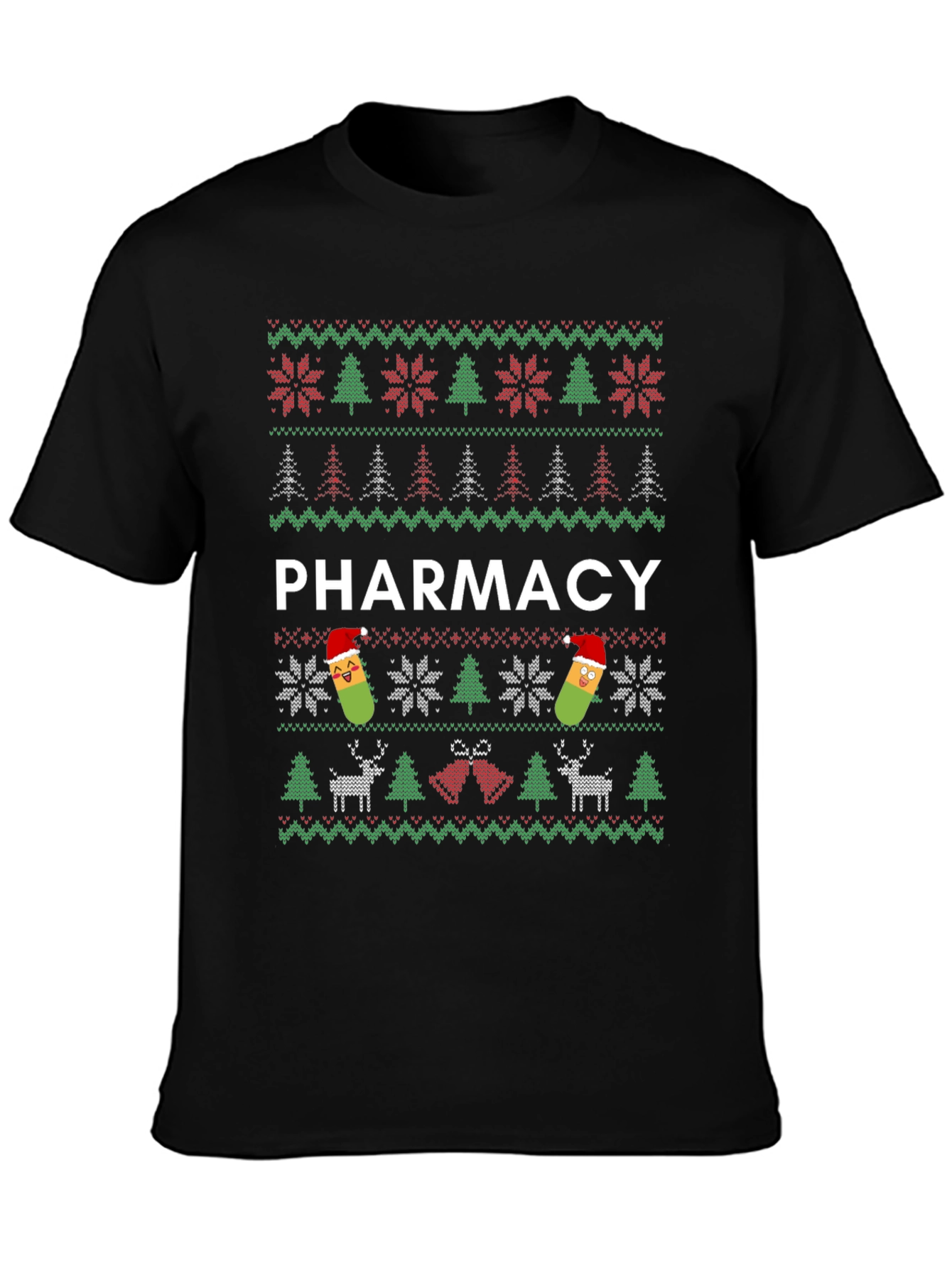 Pharmacy Ugly Christmas Sweater T-Shirt
