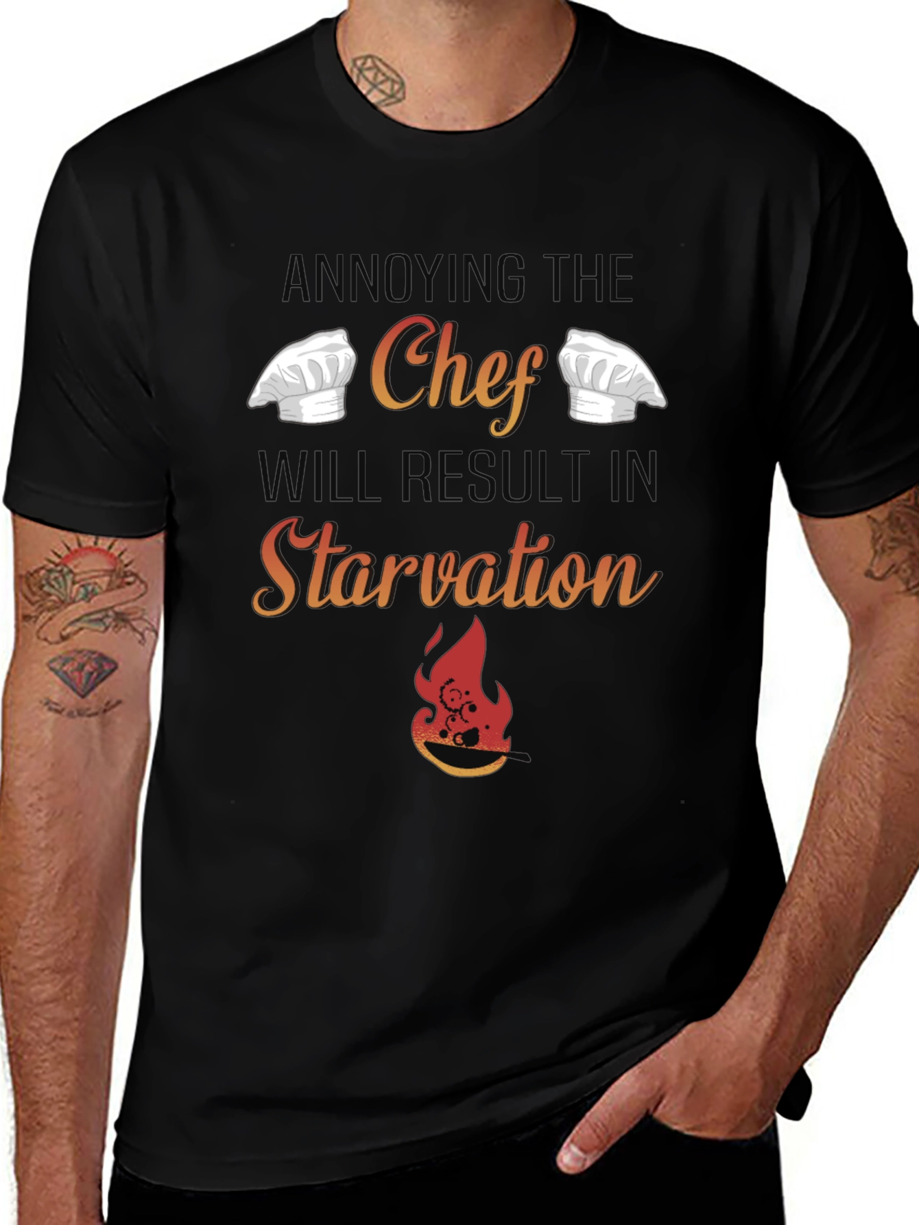 Annoy The Chef Funny Graphic Tee